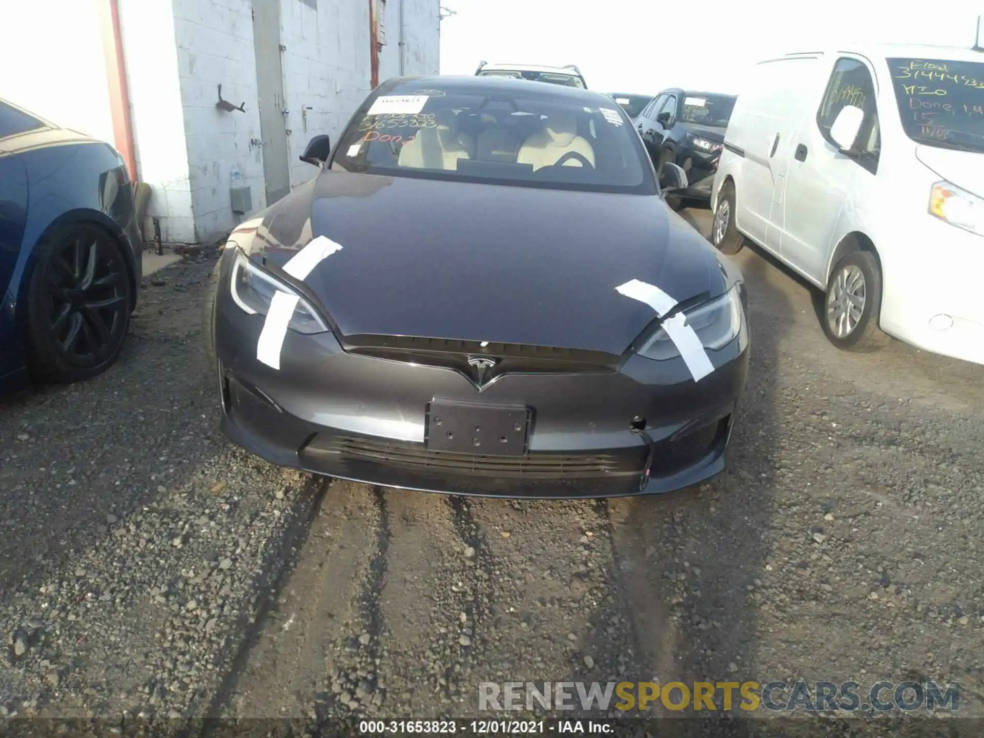 6 Photograph of a damaged car 5YJSA1E63MF431481 TESLA MODEL S 2021