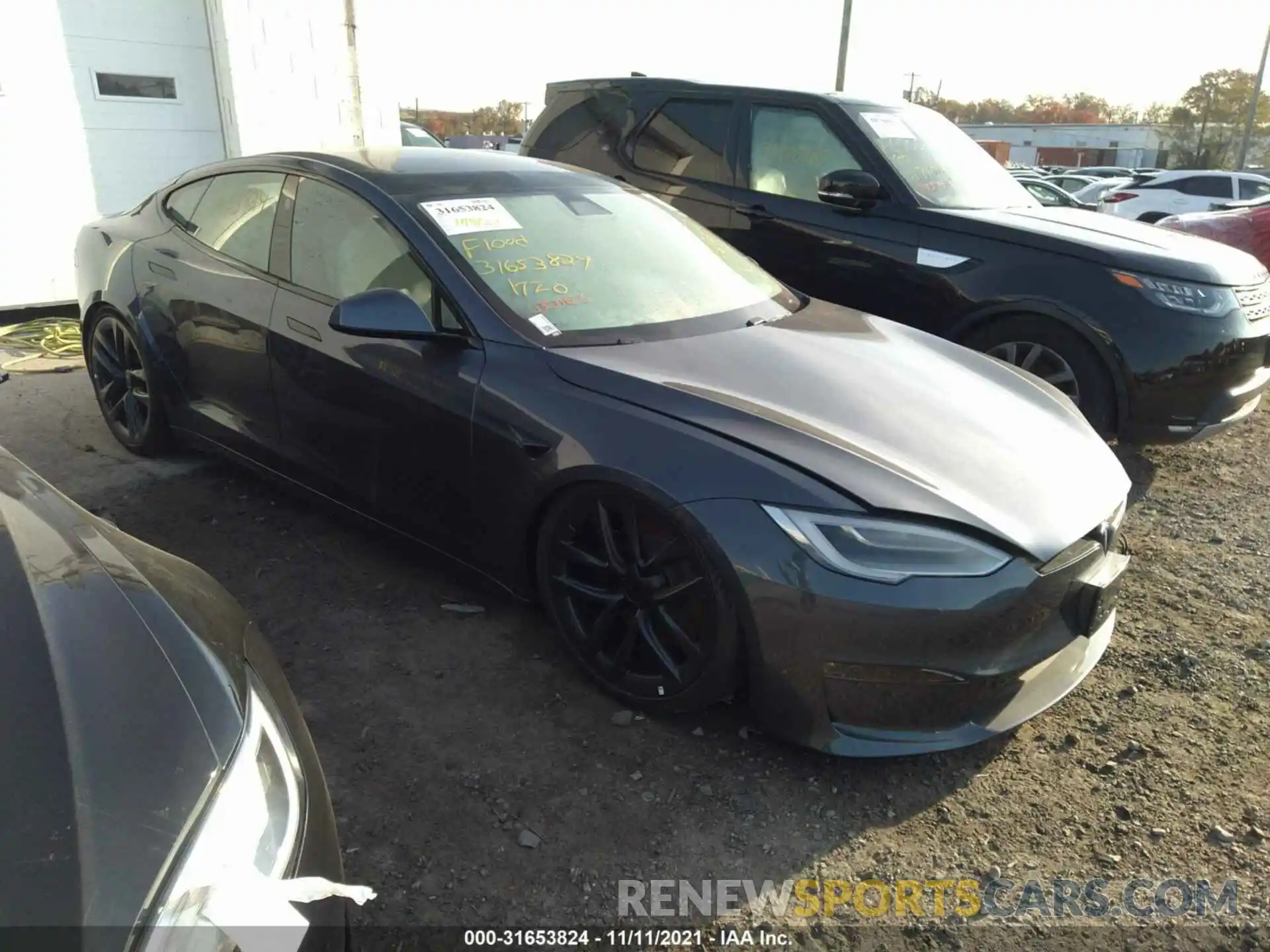 1 Photograph of a damaged car 5YJSA1E63MF432100 TESLA MODEL S 2021