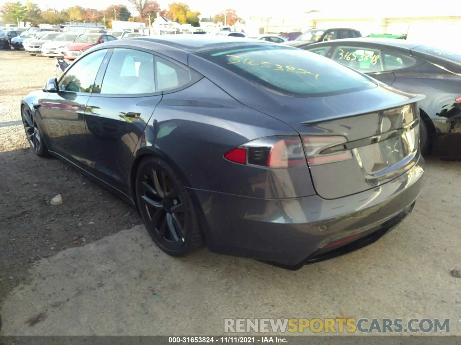 3 Photograph of a damaged car 5YJSA1E63MF432100 TESLA MODEL S 2021