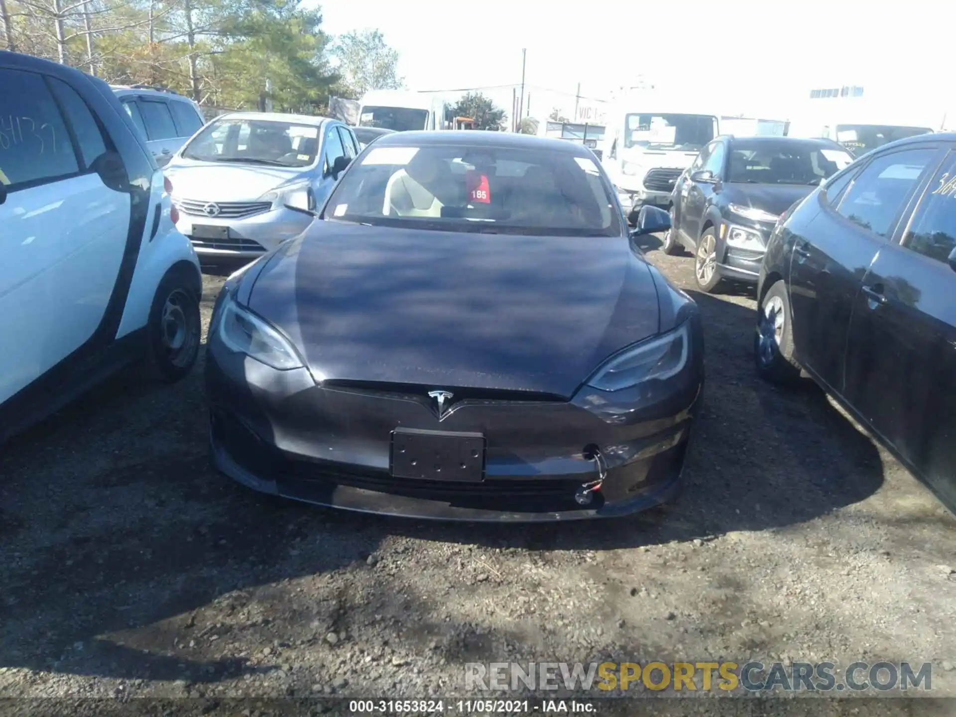 6 Photograph of a damaged car 5YJSA1E63MF432100 TESLA MODEL S 2021