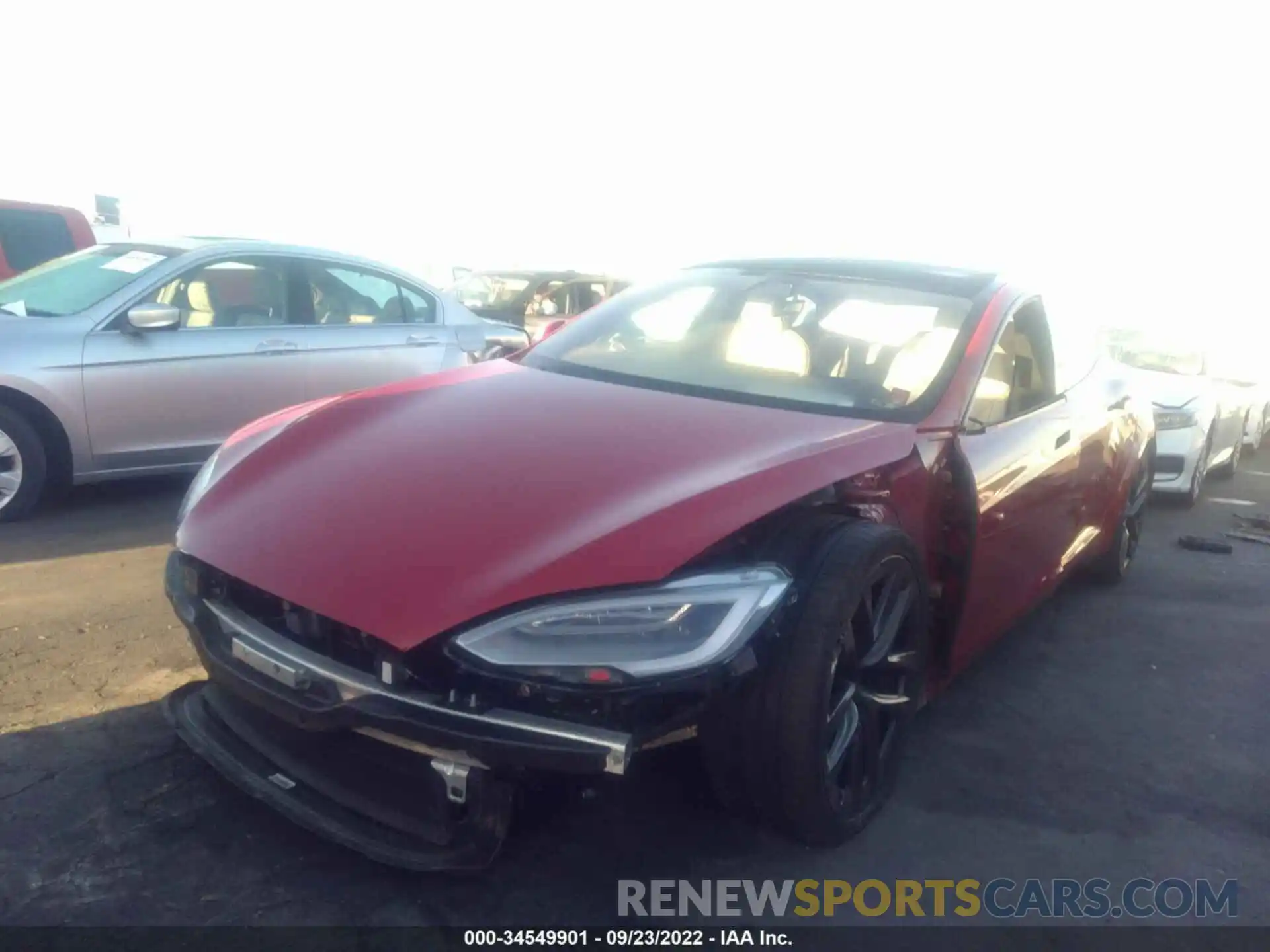 3 Photograph of a damaged car 5YJSA1E63MF452721 TESLA MODEL S 2021