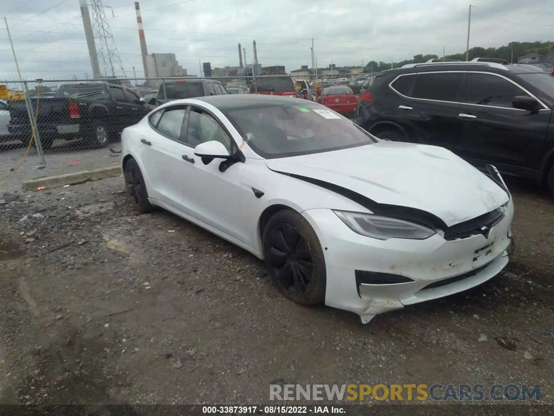 1 Фотография поврежденного автомобиля 5YJSA1E64MF438603 TESLA MODEL S 2021