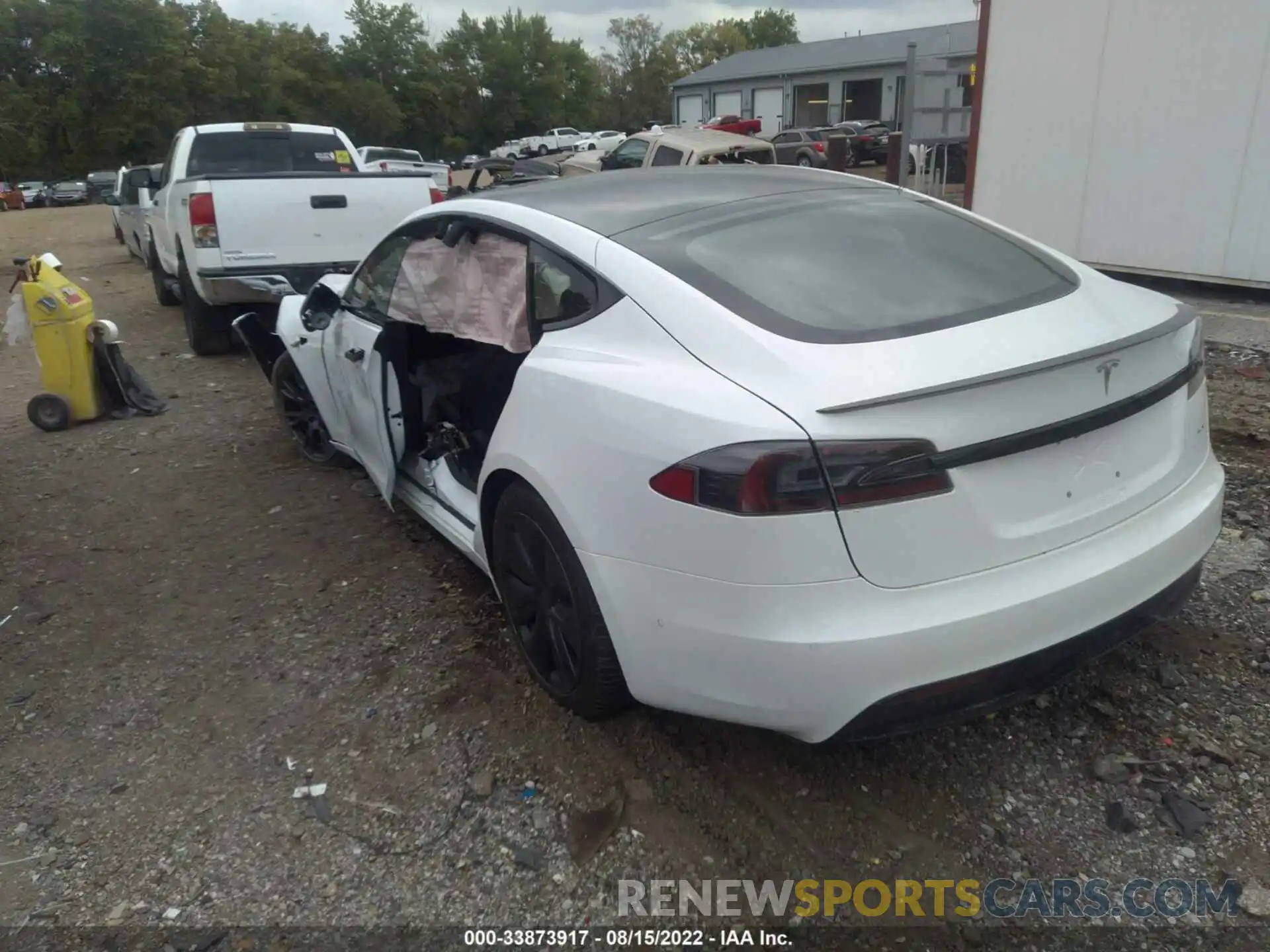 3 Фотография поврежденного автомобиля 5YJSA1E64MF438603 TESLA MODEL S 2021