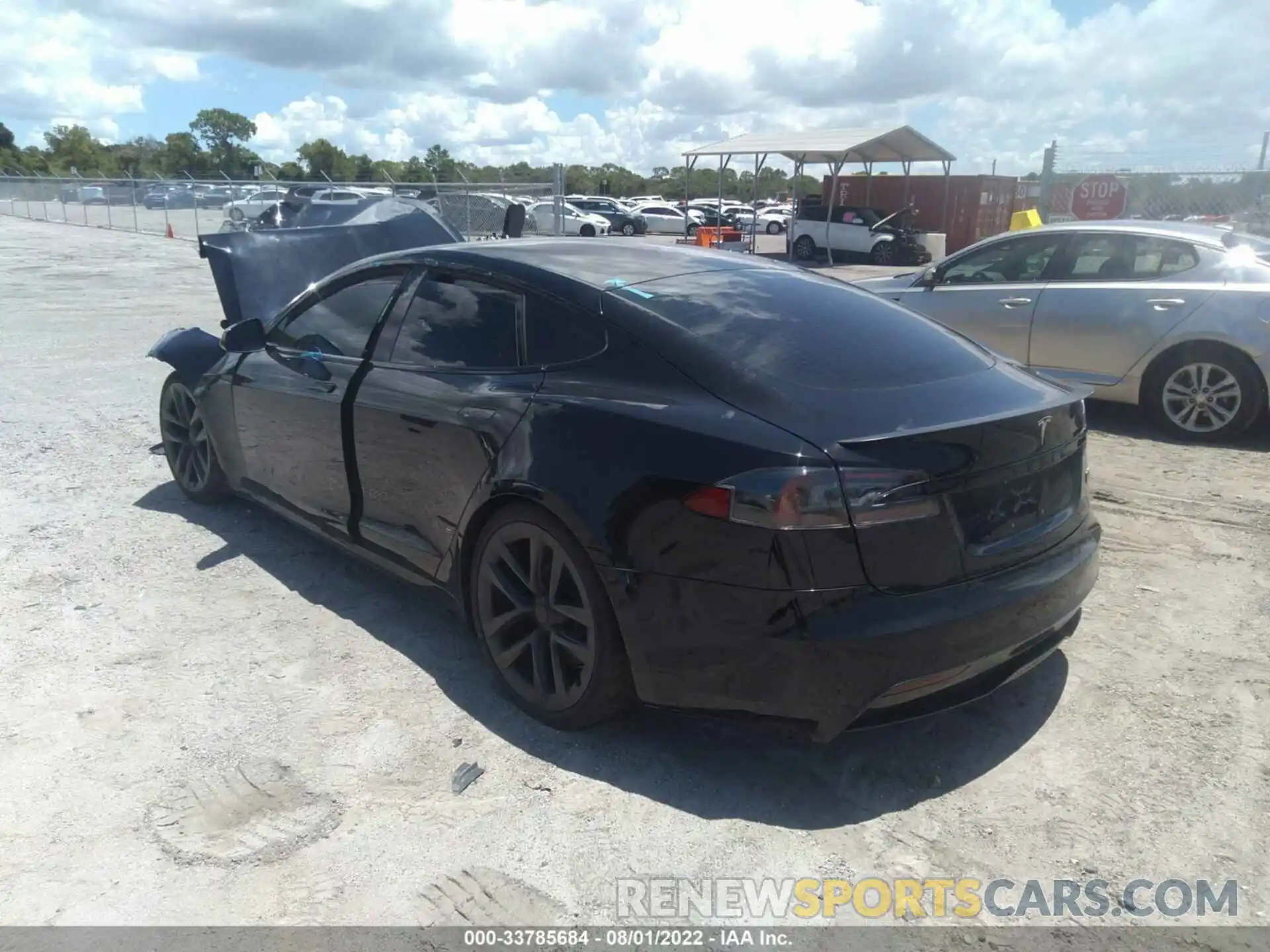 3 Photograph of a damaged car 5YJSA1E65MF431255 TESLA MODEL S 2021