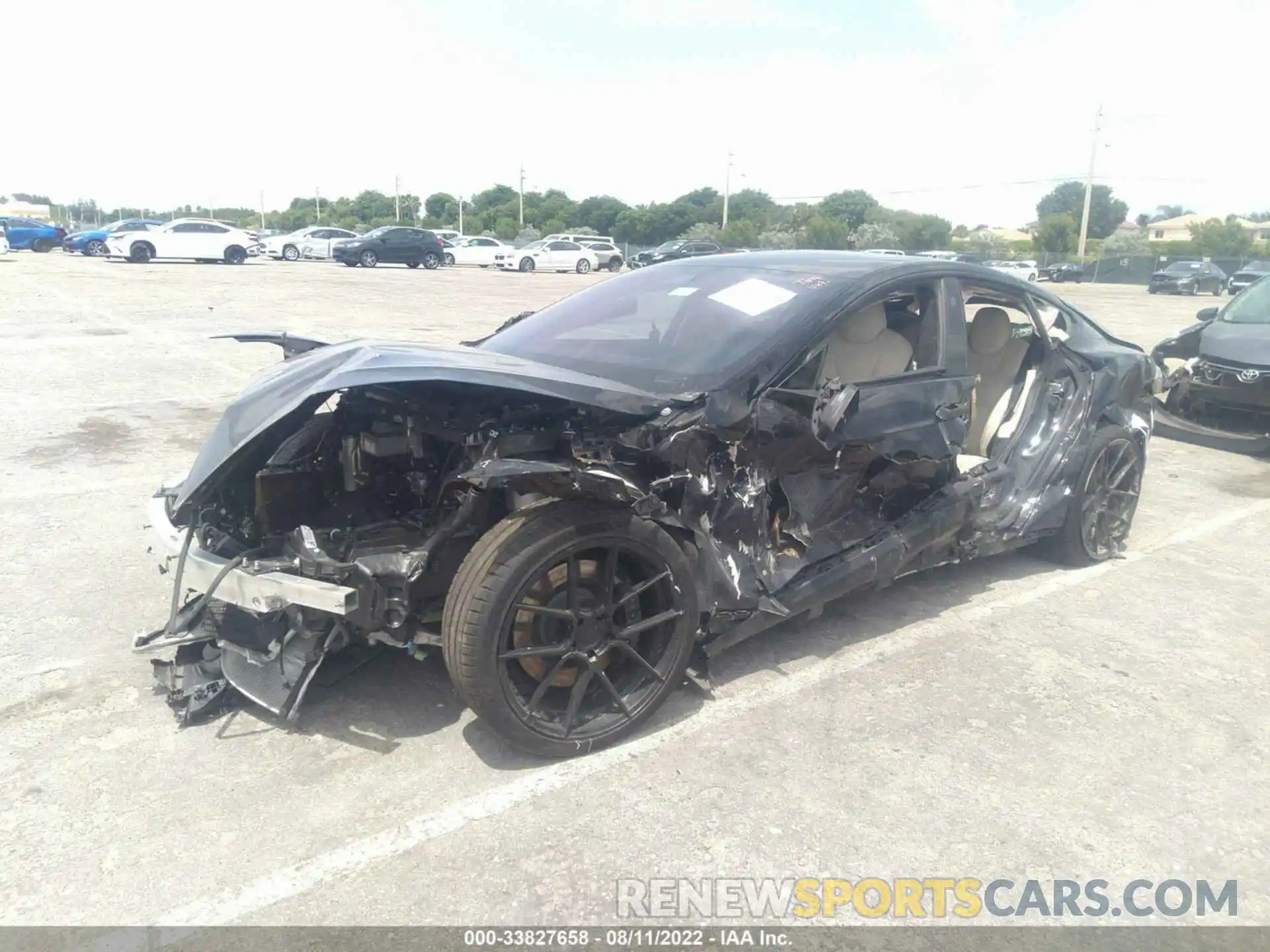 2 Photograph of a damaged car 5YJSA1E66MF431443 TESLA MODEL S 2021