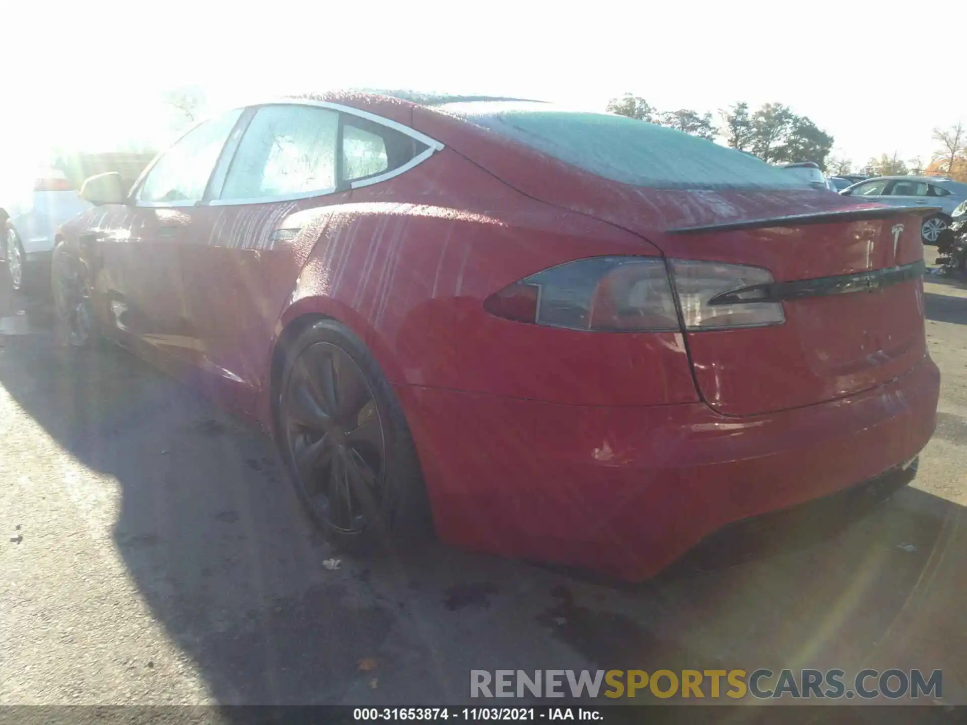 3 Photograph of a damaged car 5YJSA1E66MF439106 TESLA MODEL S 2021