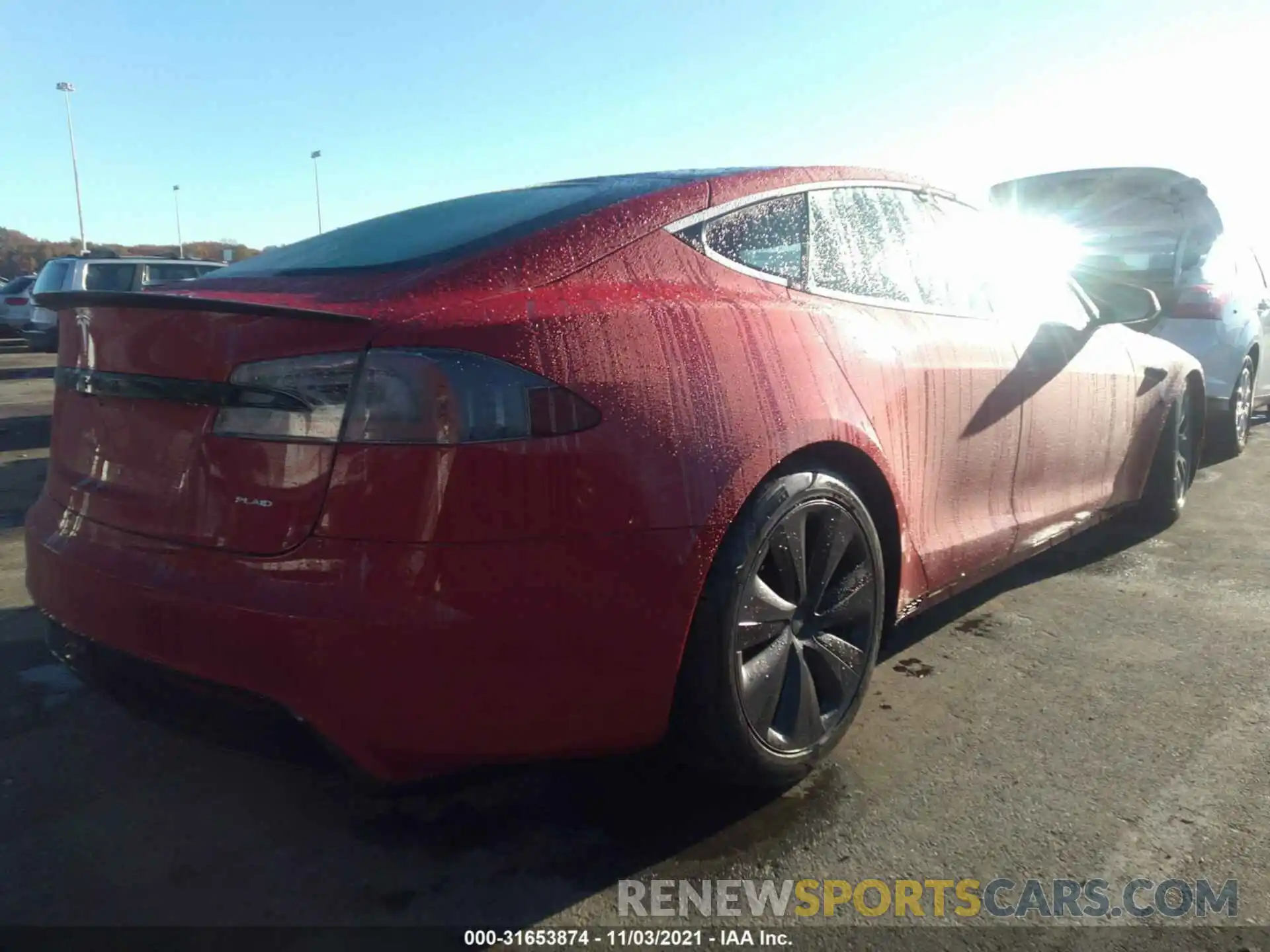 4 Фотография поврежденного автомобиля 5YJSA1E66MF439106 TESLA MODEL S 2021