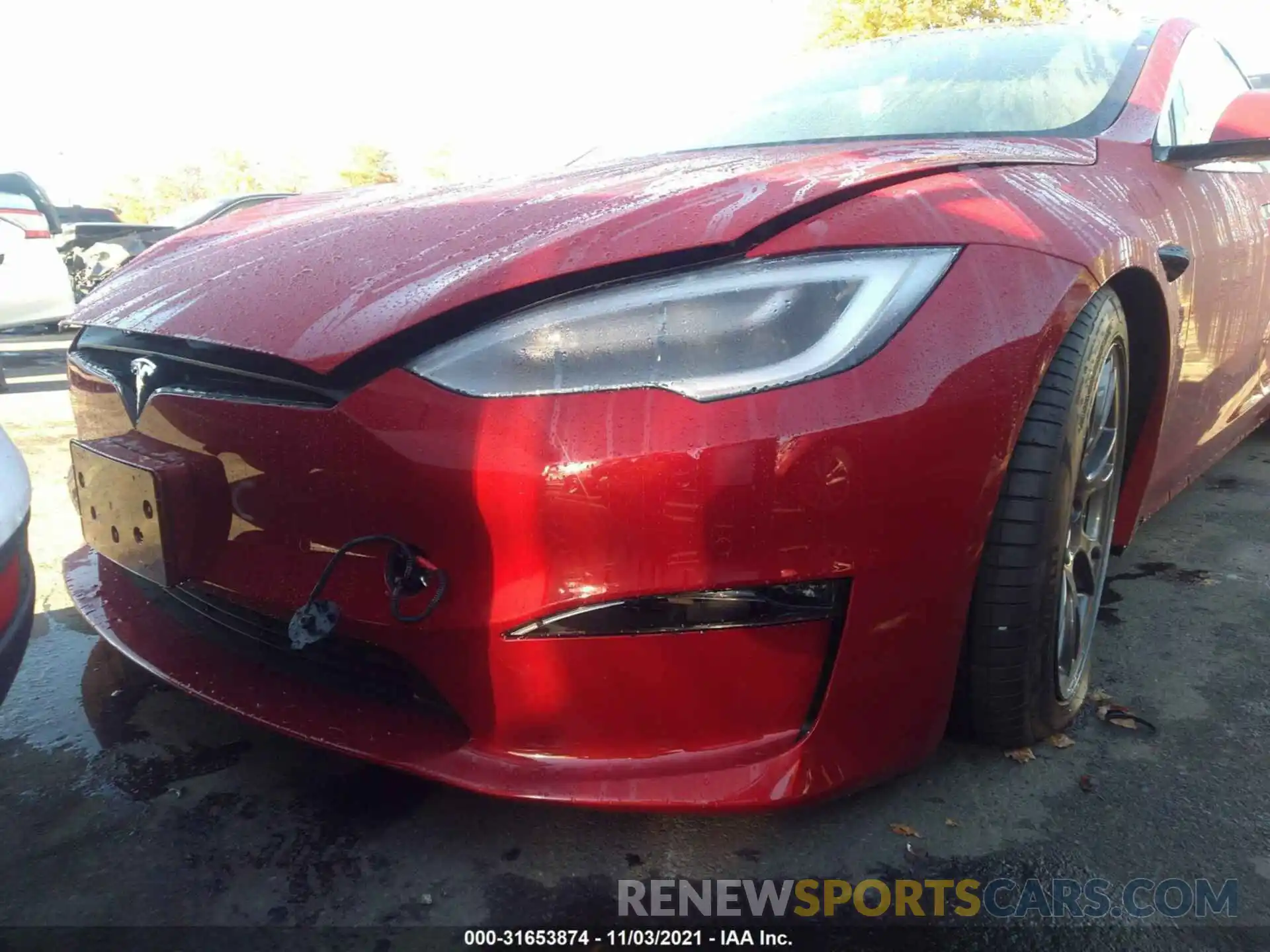 6 Photograph of a damaged car 5YJSA1E66MF439106 TESLA MODEL S 2021