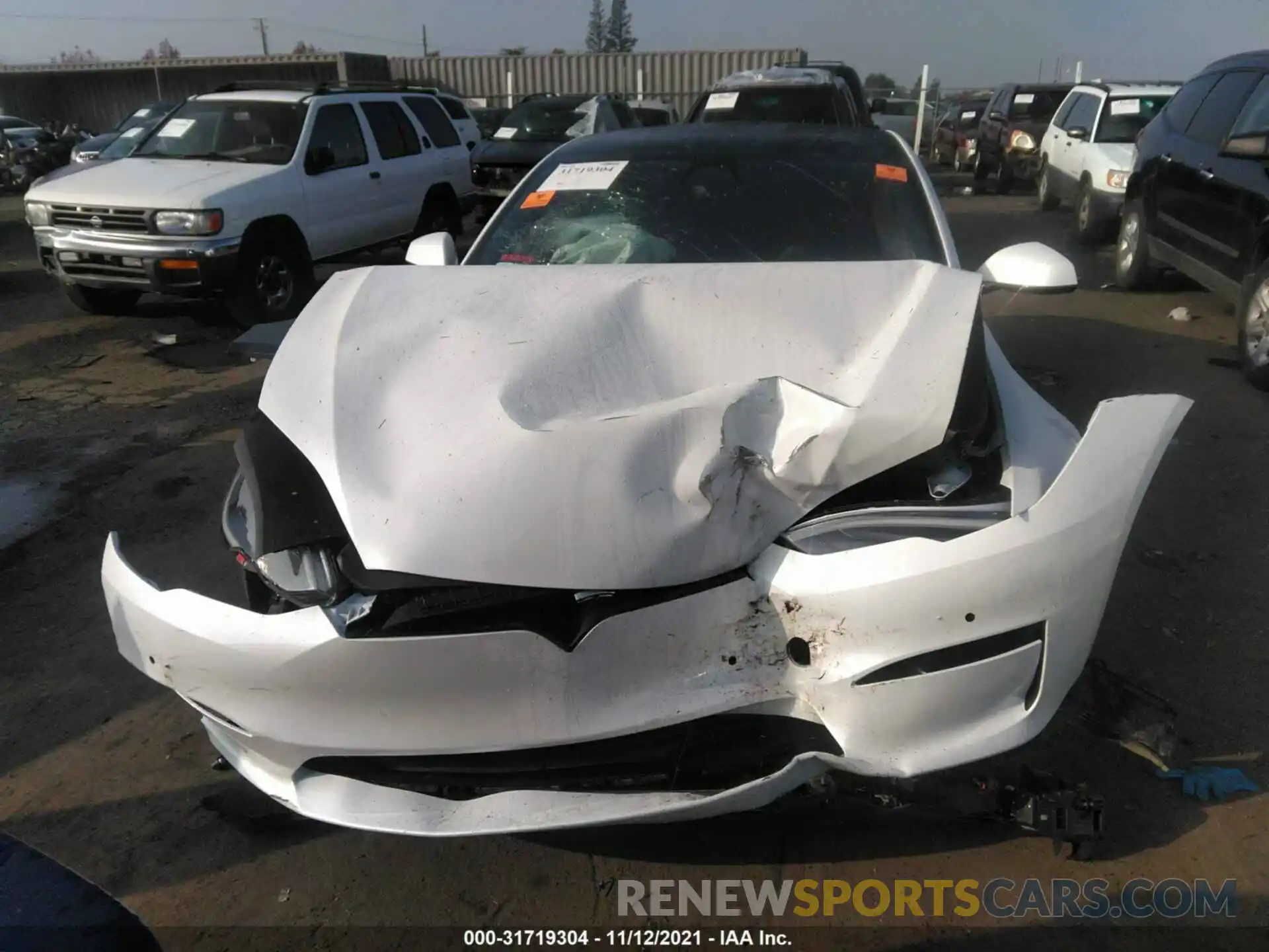 6 Photograph of a damaged car 5YJSA1E66MF447240 TESLA MODEL S 2021