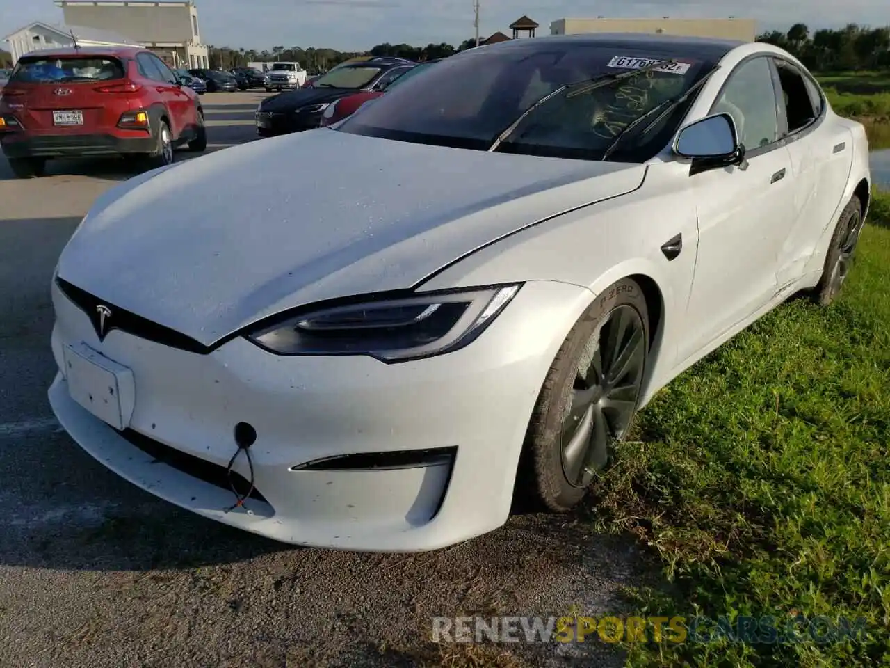 2 Фотография поврежденного автомобиля 5YJSA1E66MF451501 TESLA MODEL S 2021