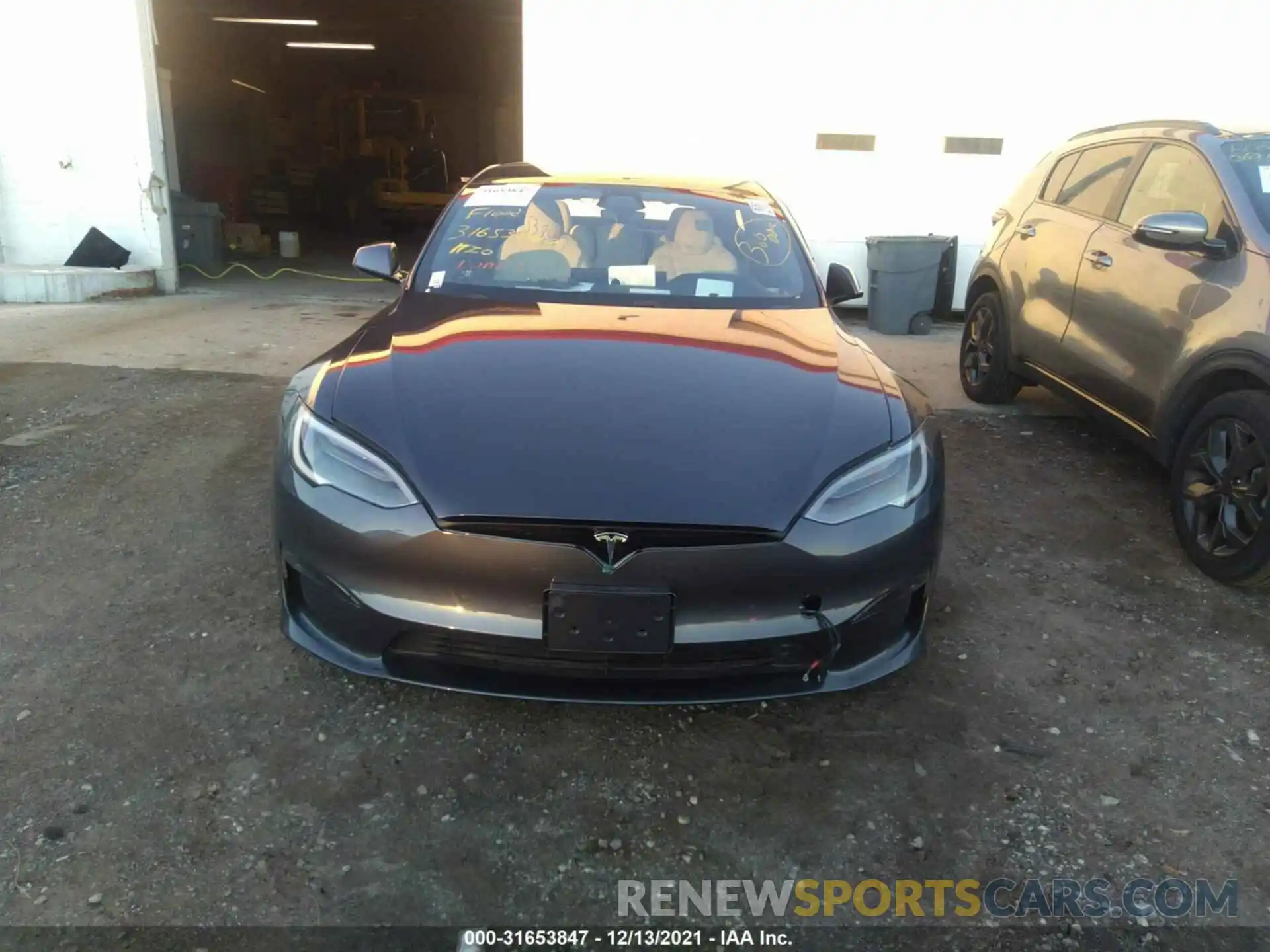 6 Фотография поврежденного автомобиля 5YJSA1E67MF439177 TESLA MODEL S 2021