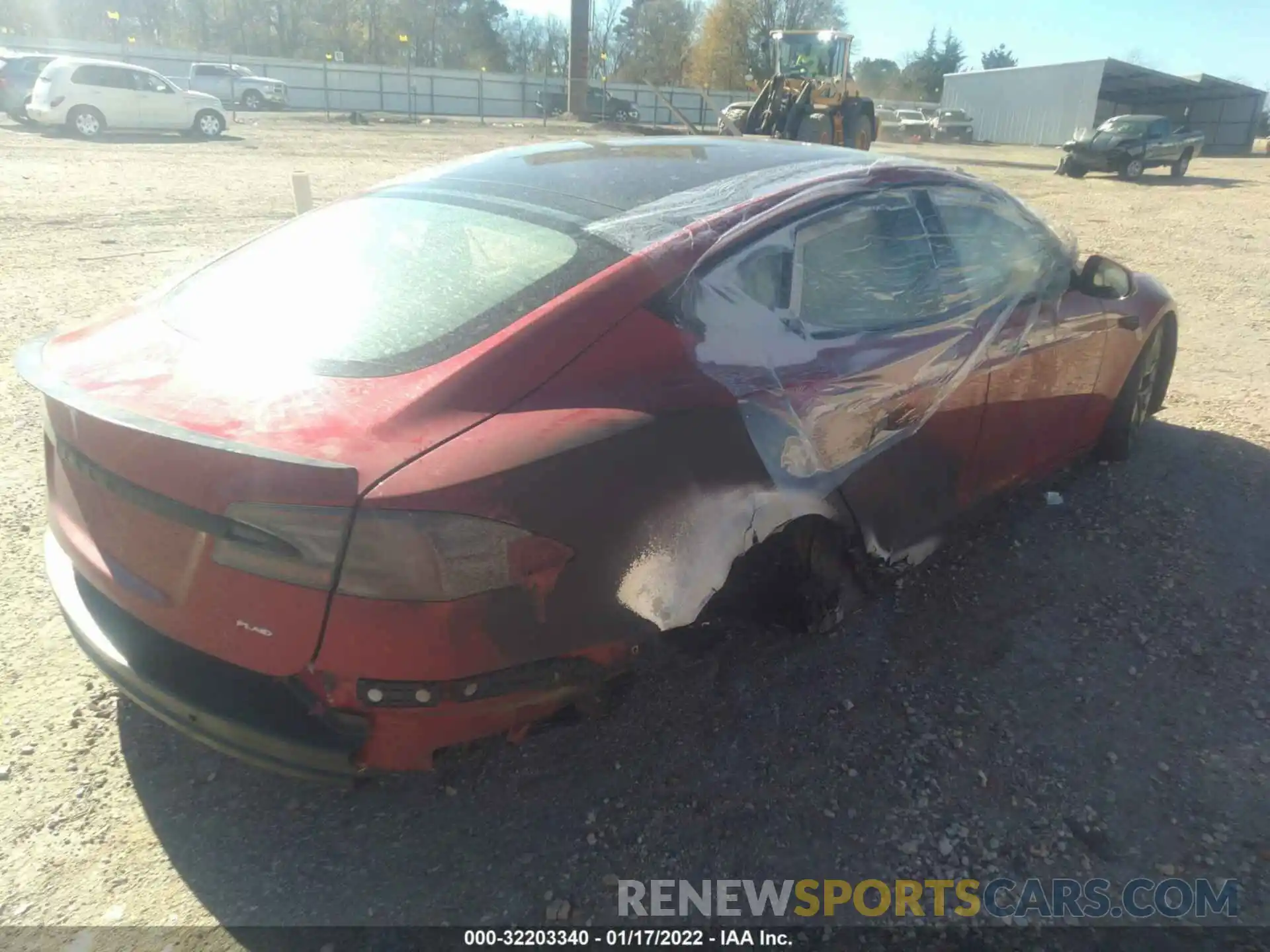 4 Photograph of a damaged car 5YJSA1E67MF452818 TESLA MODEL S 2021