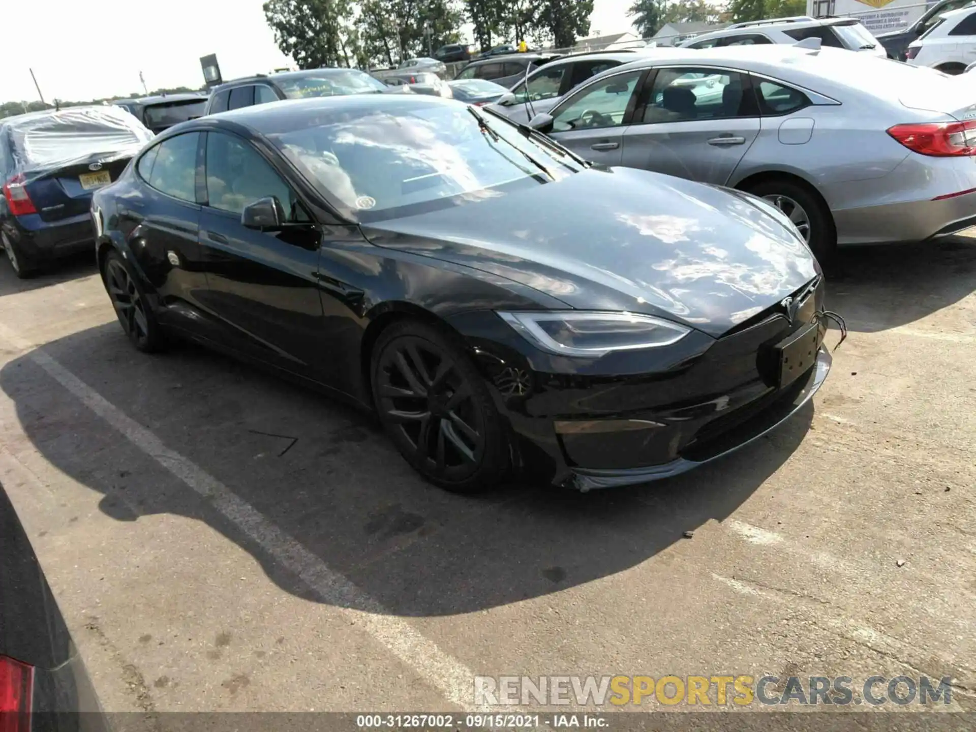 1 Фотография поврежденного автомобиля 5YJSA1E68MF432125 TESLA MODEL S 2021