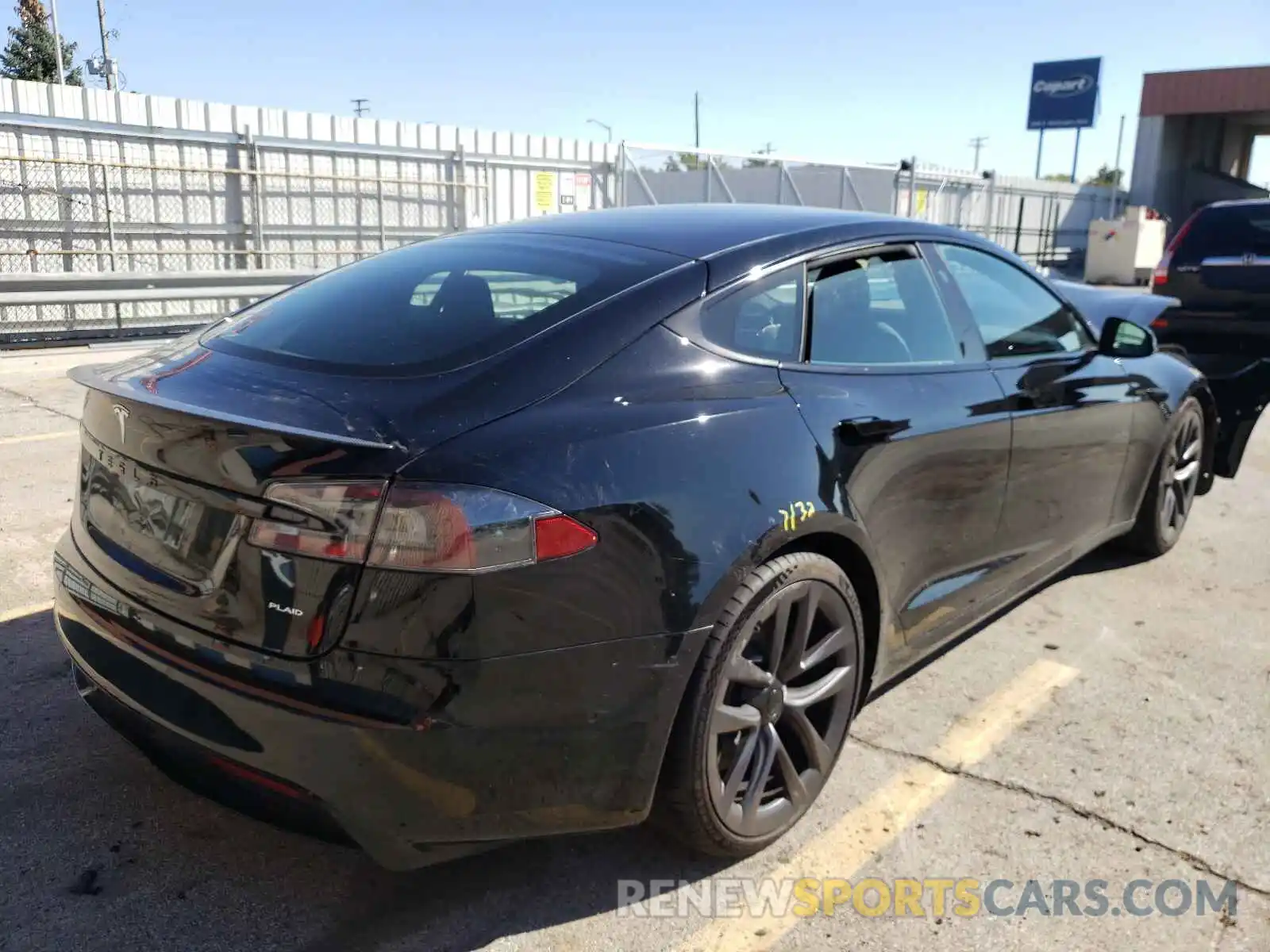 4 Фотография поврежденного автомобиля 5YJSA1E68MF435719 TESLA MODEL S 2021