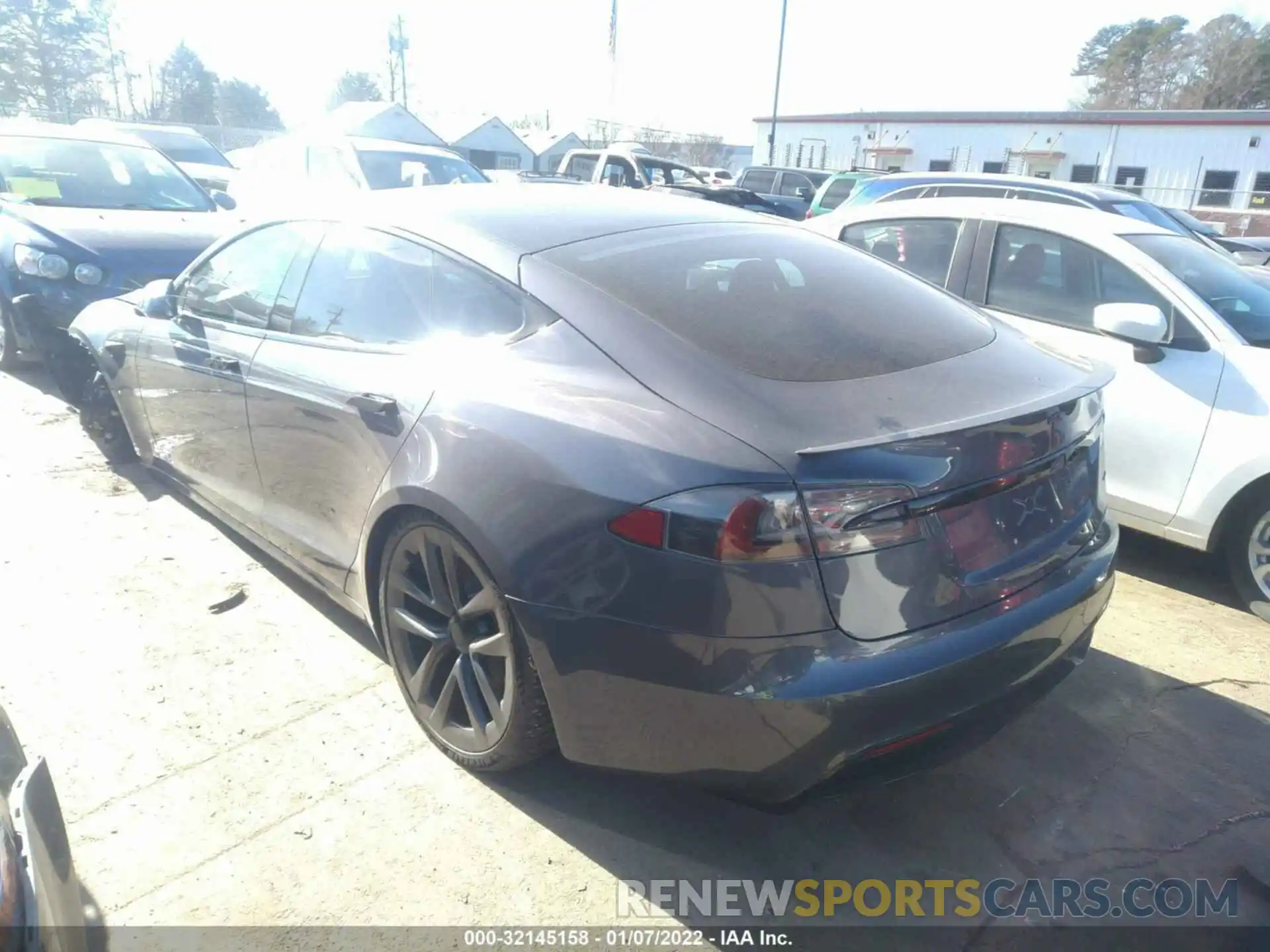 3 Фотография поврежденного автомобиля 5YJSA1E68MF436482 TESLA MODEL S 2021