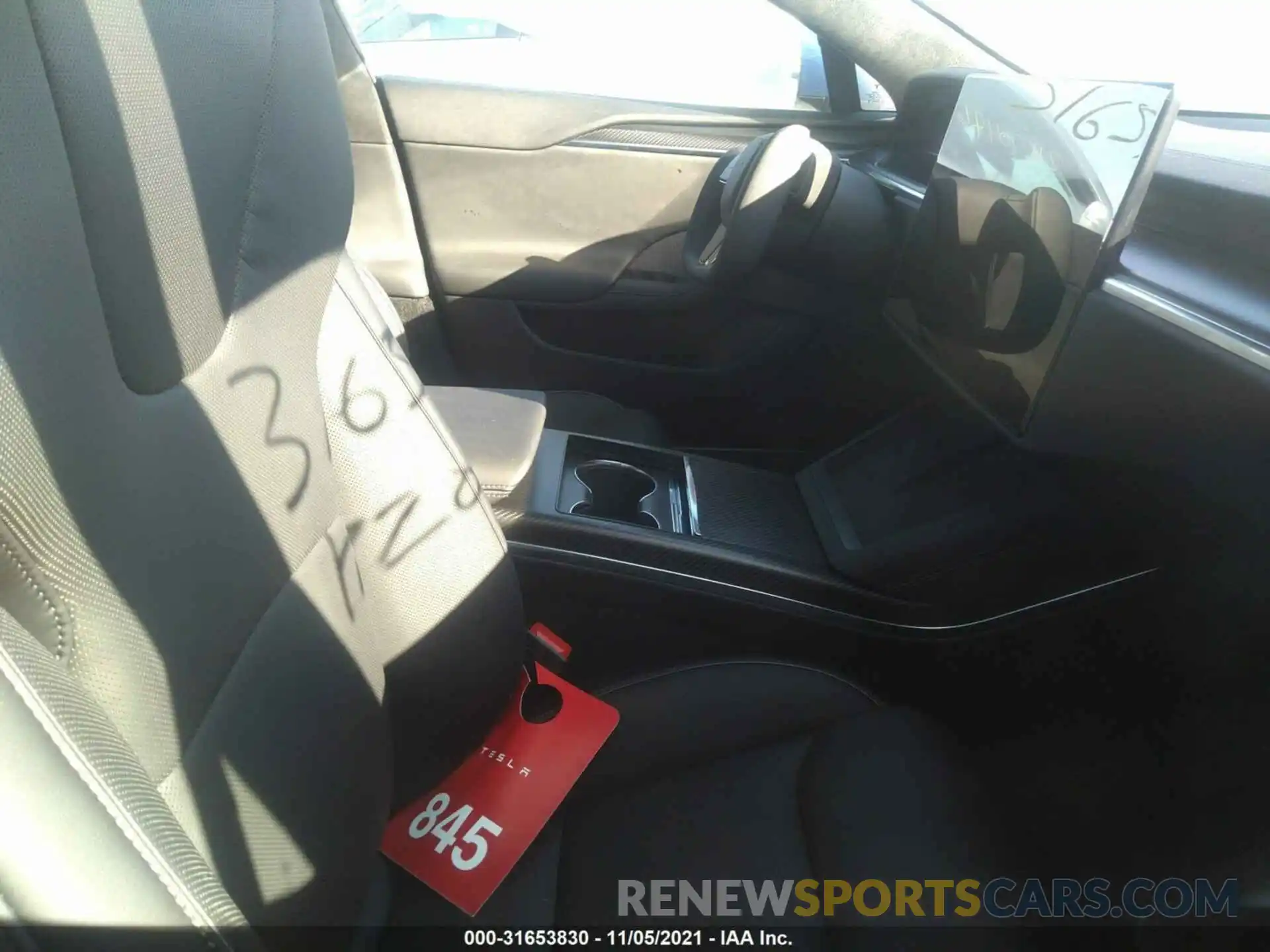 5 Photograph of a damaged car 5YJSA1E69MF438158 TESLA MODEL S 2021