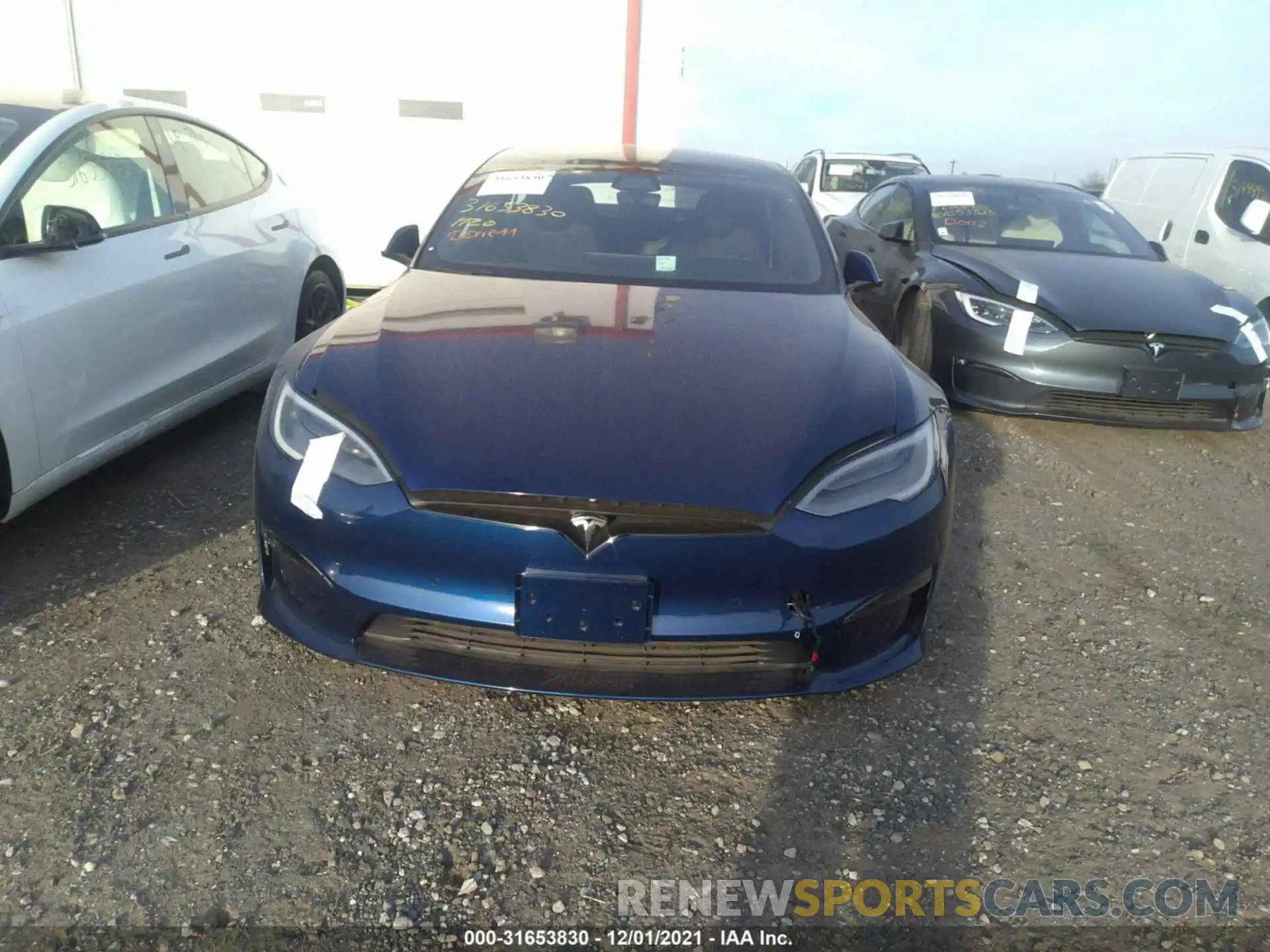 6 Фотография поврежденного автомобиля 5YJSA1E69MF438158 TESLA MODEL S 2021