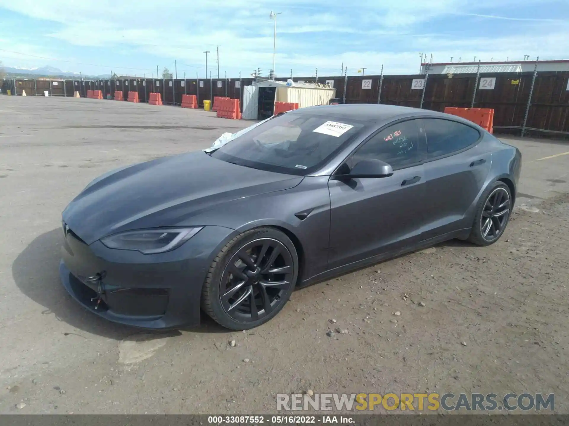 2 Photograph of a damaged car 5YJSA1E6XMF431493 TESLA MODEL S 2021