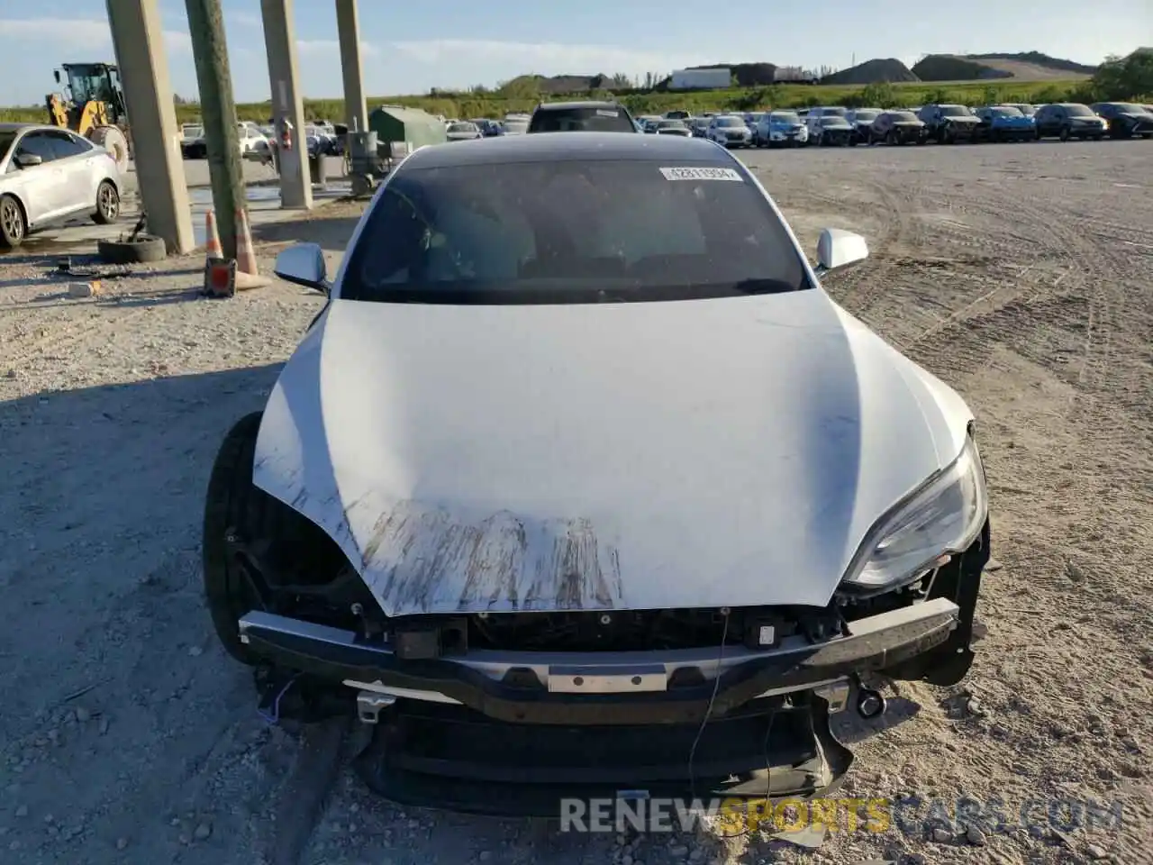 5 Photograph of a damaged car 5YJSA1E6XMF435091 TESLA MODEL S 2021