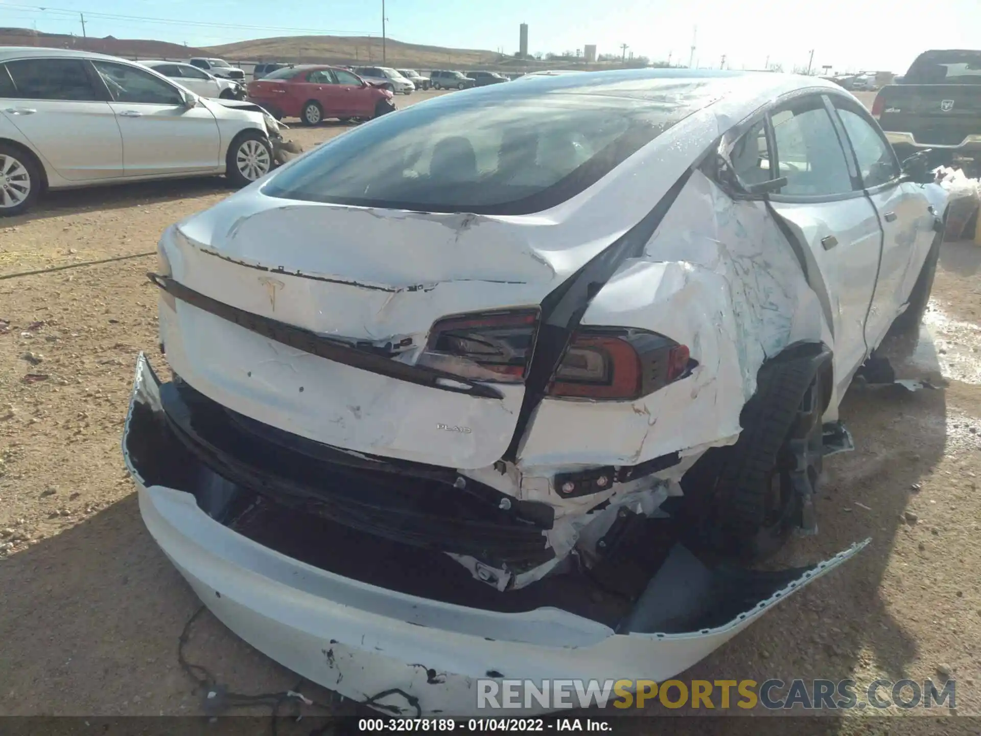 6 Photograph of a damaged car 5YJSA1E6XMF452652 TESLA MODEL S 2021