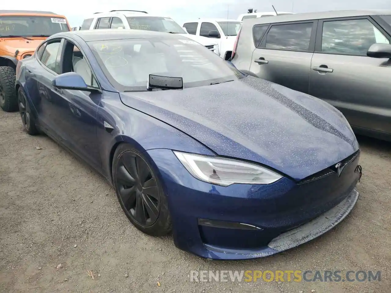 1 Фотография поврежденного автомобиля 5YJSA1E51NF468828 TESLA MODEL S 2022