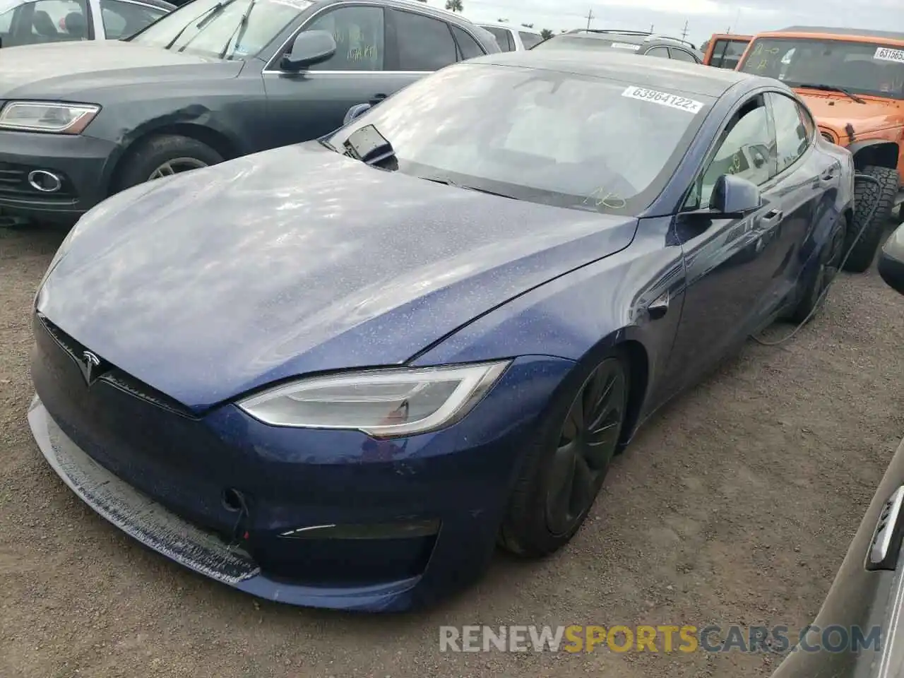 2 Фотография поврежденного автомобиля 5YJSA1E51NF468828 TESLA MODEL S 2022