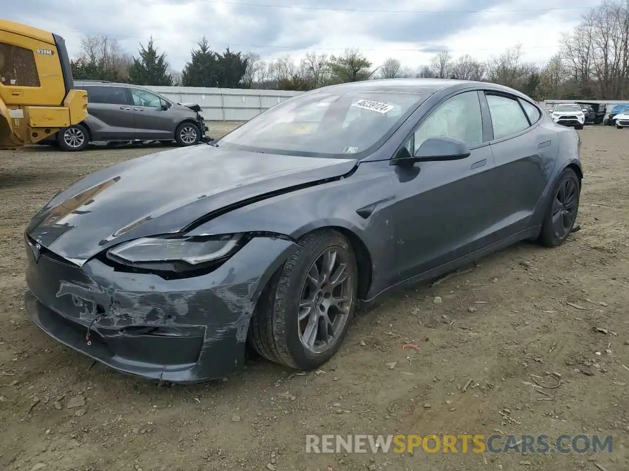 1 Photograph of a damaged car 5YJSA1E52NF478641 TESLA MODEL S 2022