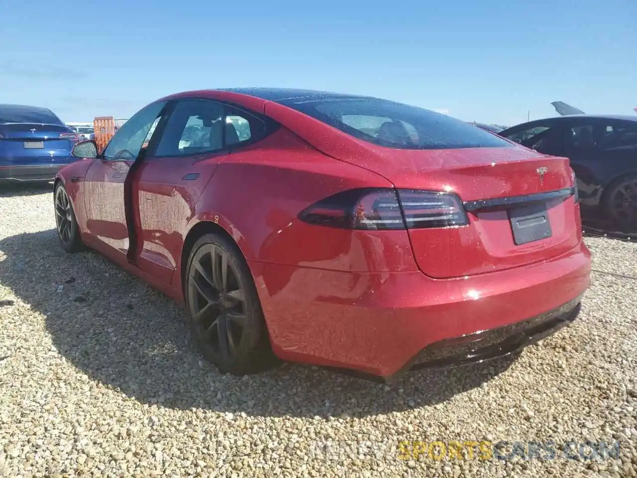 3 Photograph of a damaged car 5YJSA1E53NF487722 TESLA MODEL S 2022