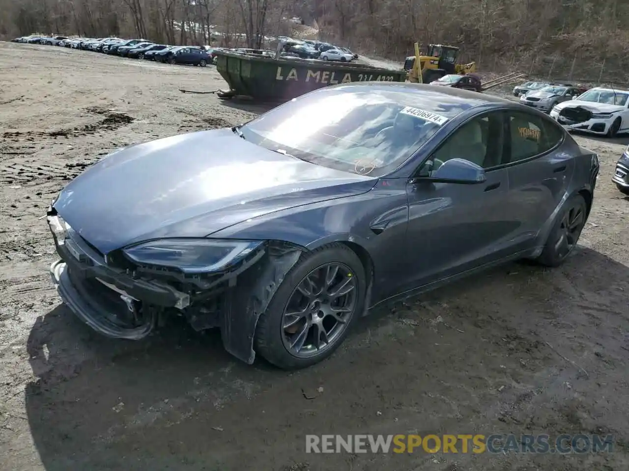 1 Фотография поврежденного автомобиля 5YJSA1E58NF486775 TESLA MODEL S 2022