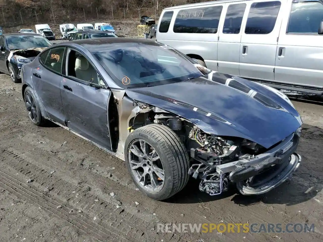 4 Photograph of a damaged car 5YJSA1E58NF486775 TESLA MODEL S 2022