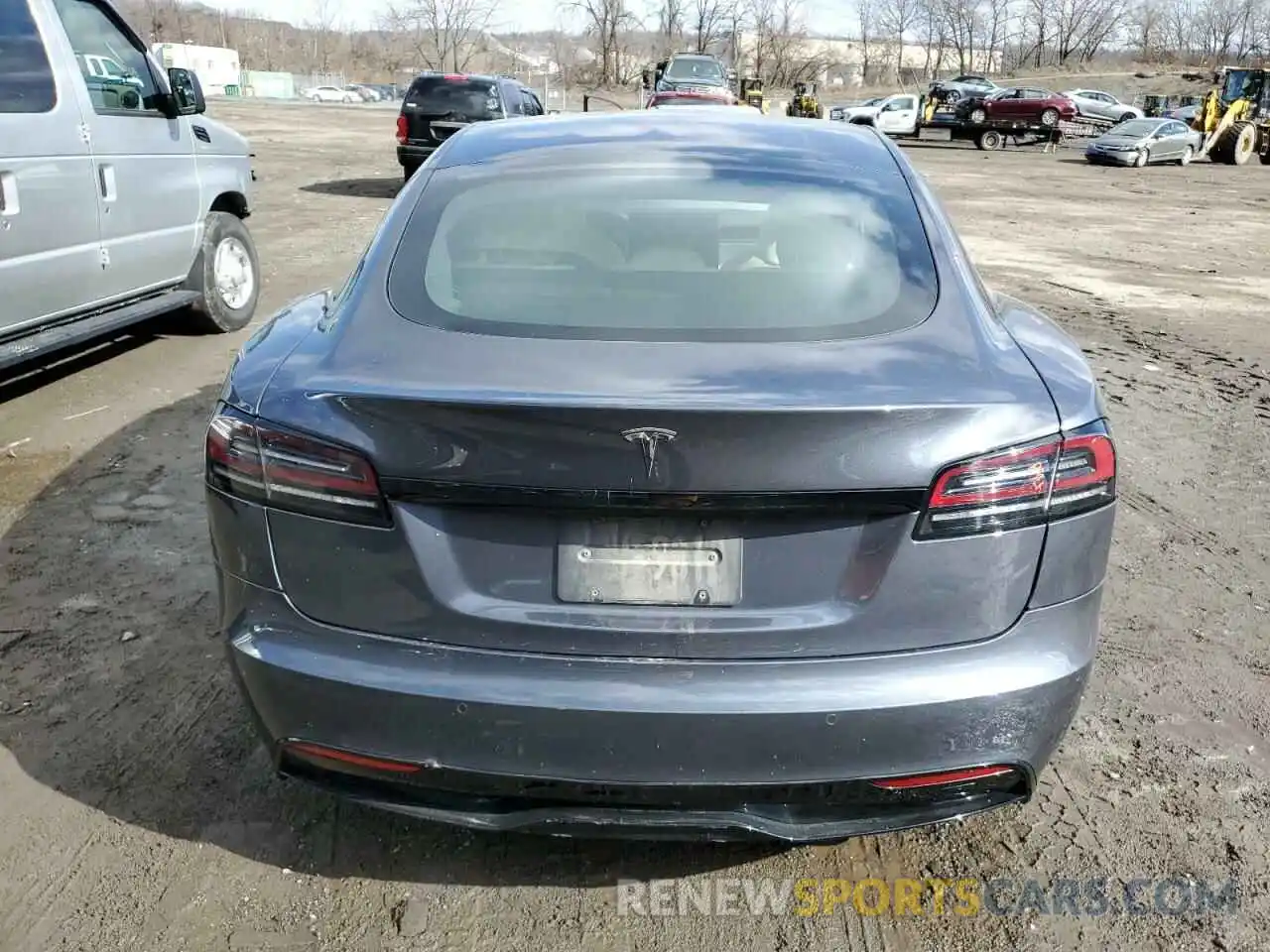 6 Фотография поврежденного автомобиля 5YJSA1E58NF486775 TESLA MODEL S 2022