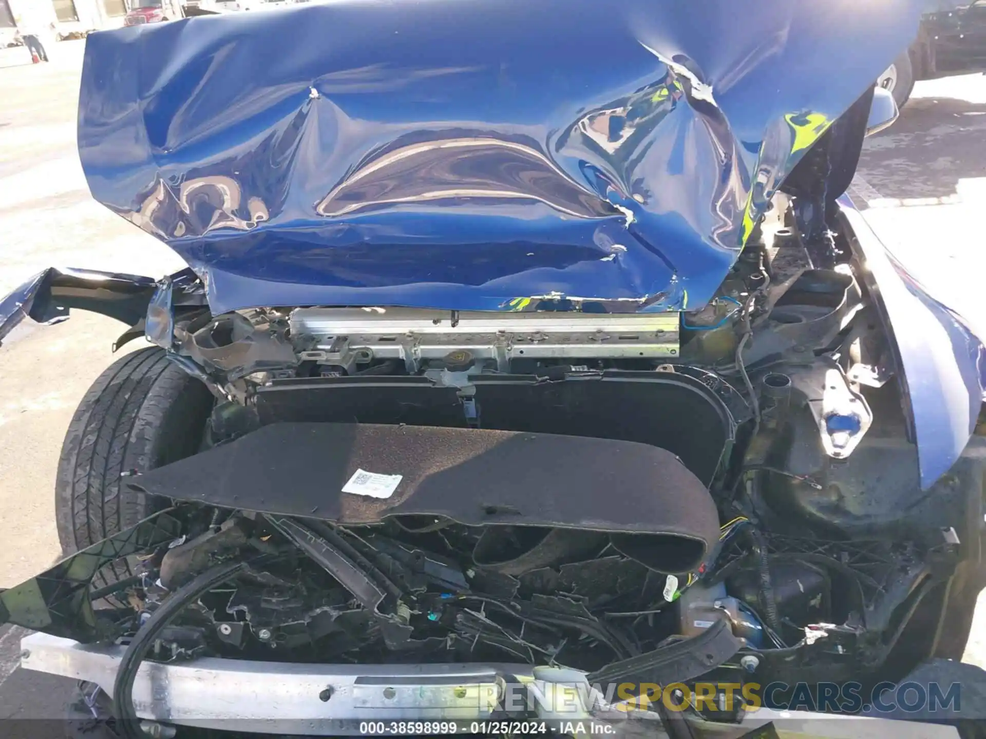 10 Photograph of a damaged car 5YJSA1E58NF492642 TESLA MODEL S 2022