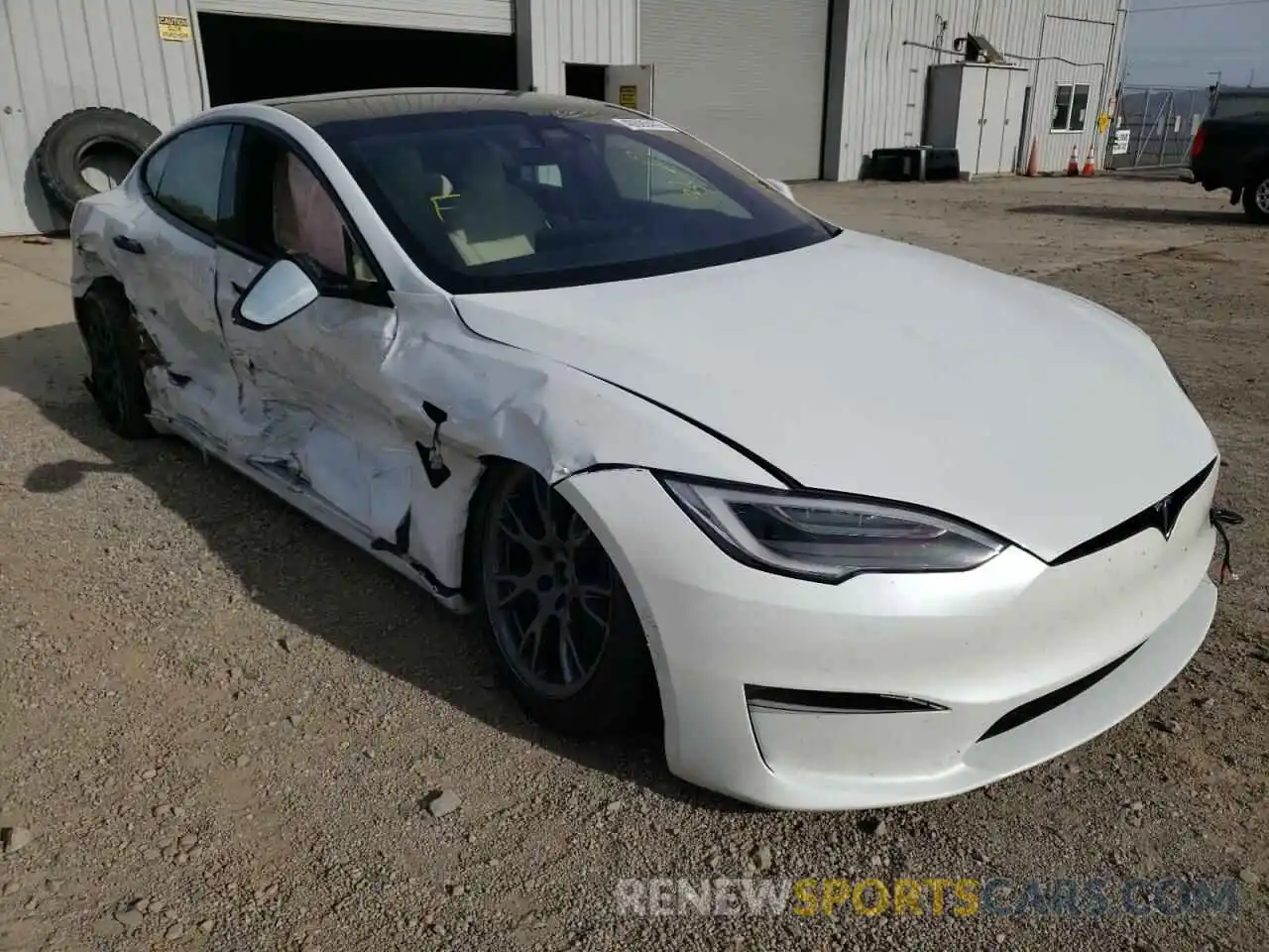 1 Photograph of a damaged car 5YJSA1E59NF467510 TESLA MODEL S 2022