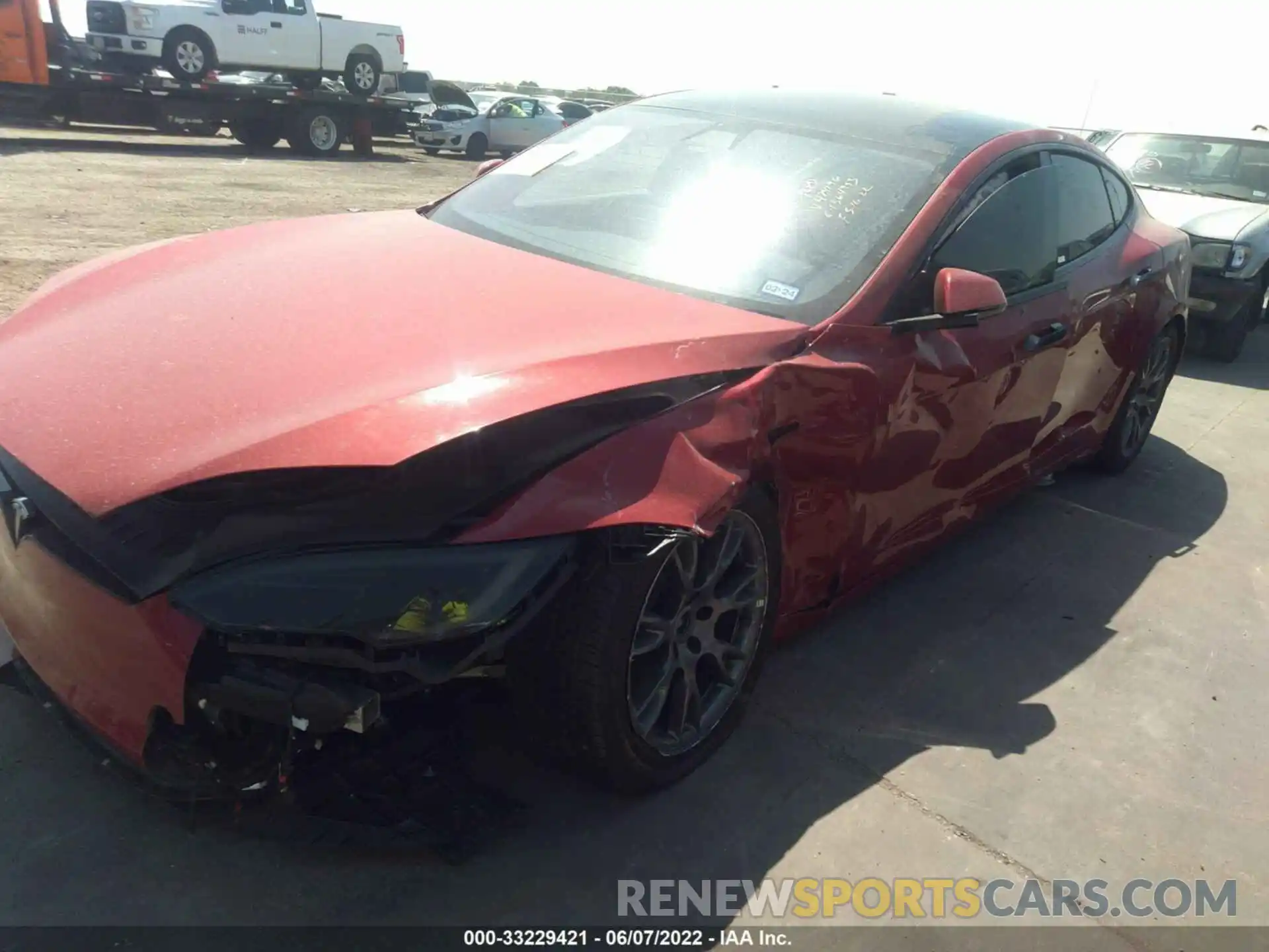 6 Photograph of a damaged car 5YJSA1E59NF474196 TESLA MODEL S 2022