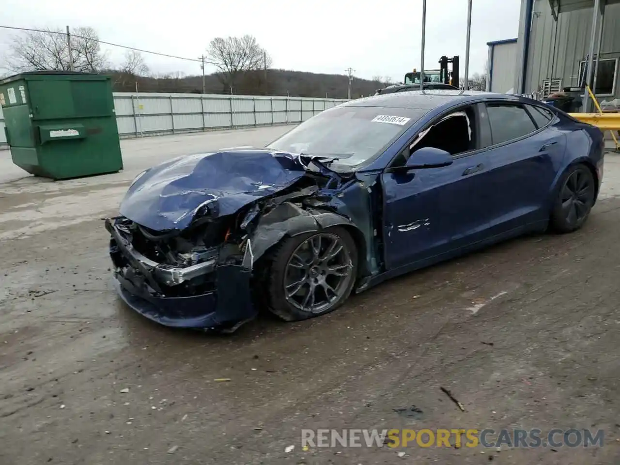 1 Photograph of a damaged car 5YJSA1E59NF490172 TESLA MODEL S 2022