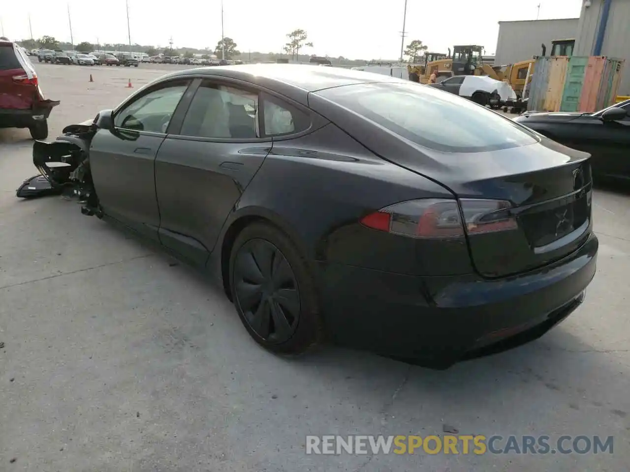 3 Photograph of a damaged car 5YJSA1E5XNF467659 TESLA MODEL S 2022