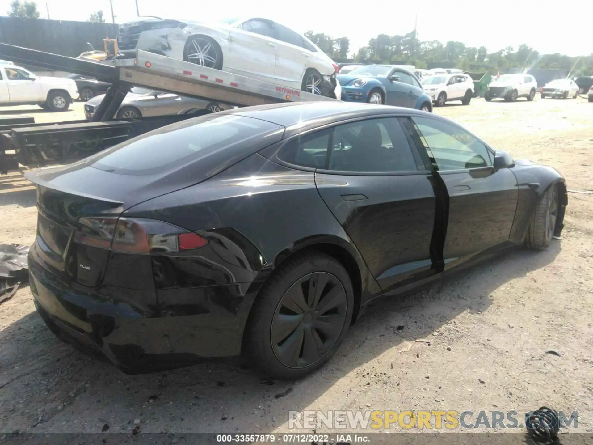 4 Фотография поврежденного автомобиля 5YJSA1E62NF459774 TESLA MODEL S 2022