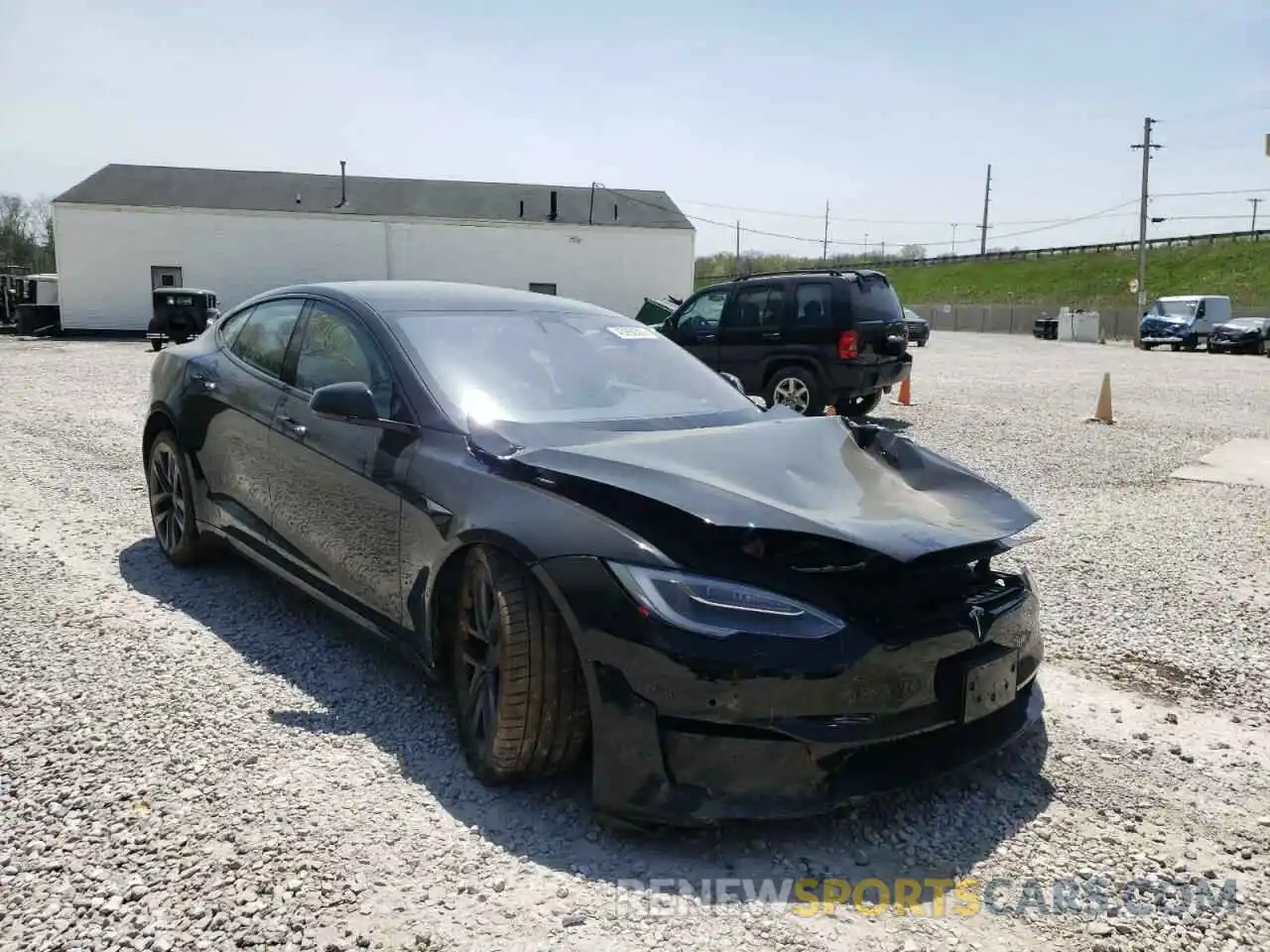 1 Photograph of a damaged car 5YJSA1E65NF468744 TESLA MODEL S 2022