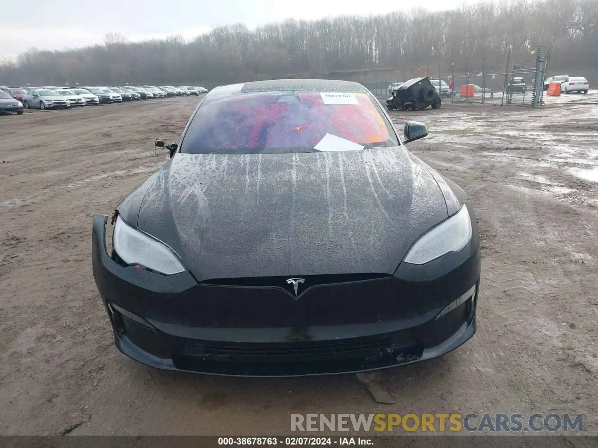 12 Фотография поврежденного автомобиля 5YJSA1E66NF460314 TESLA MODEL S 2022