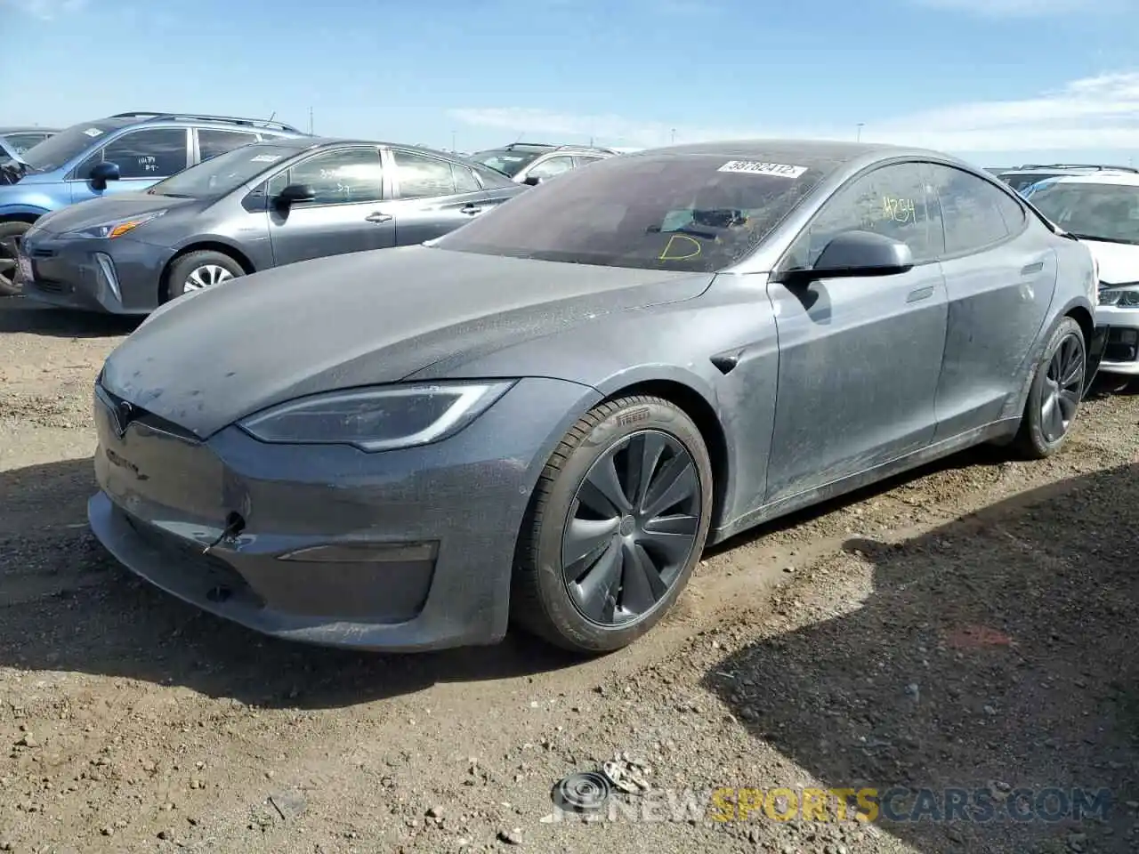 2 Фотография поврежденного автомобиля 5YJSA1E66NF479669 TESLA MODEL S 2022