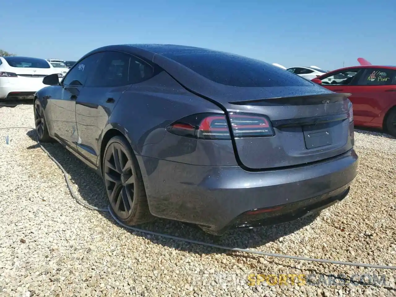 3 Photograph of a damaged car 5YJSA1E67NF473699 TESLA MODEL S 2022