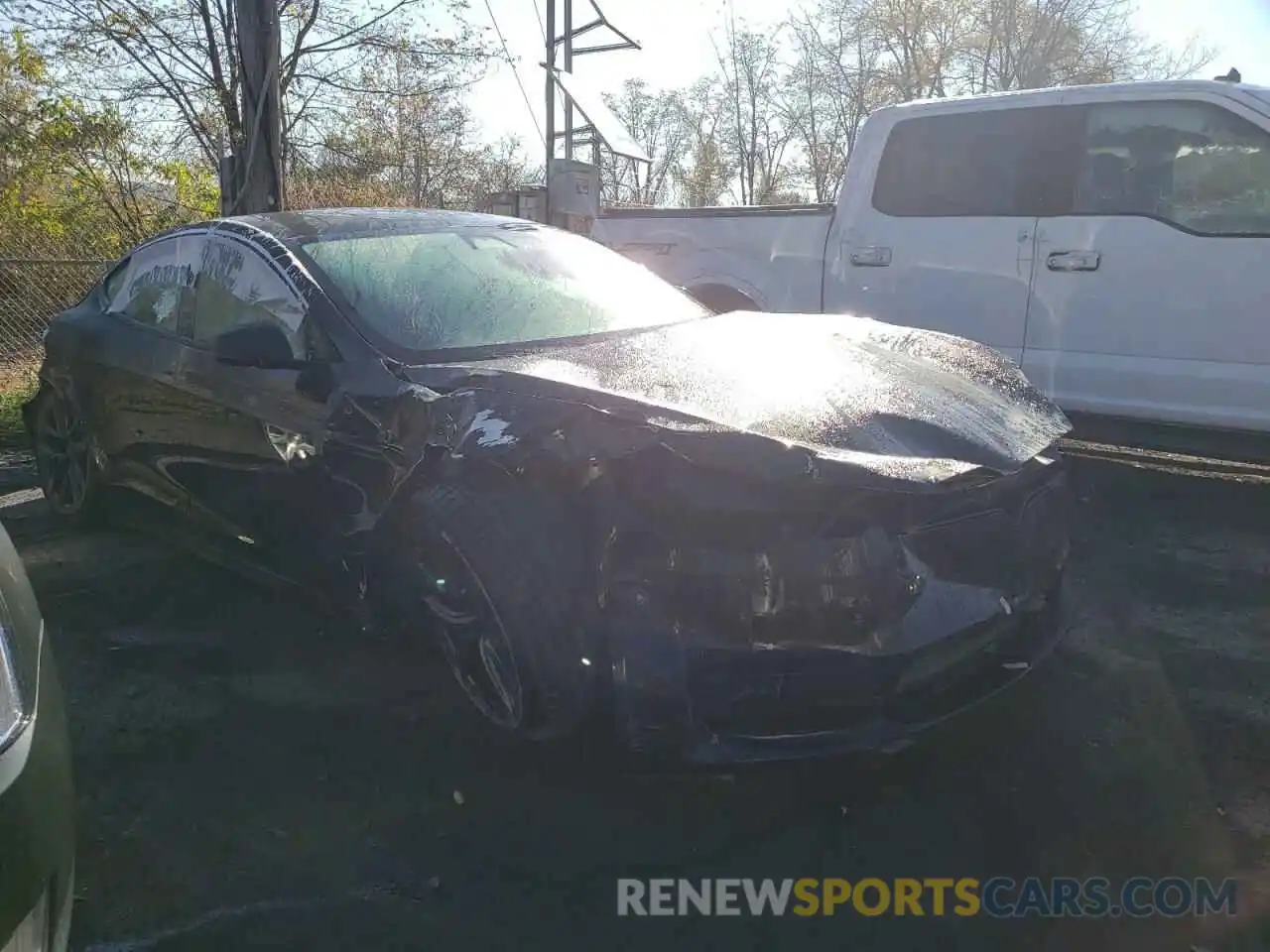 1 Photograph of a damaged car 5YJSA1E6XNF460364 TESLA MODEL S 2022