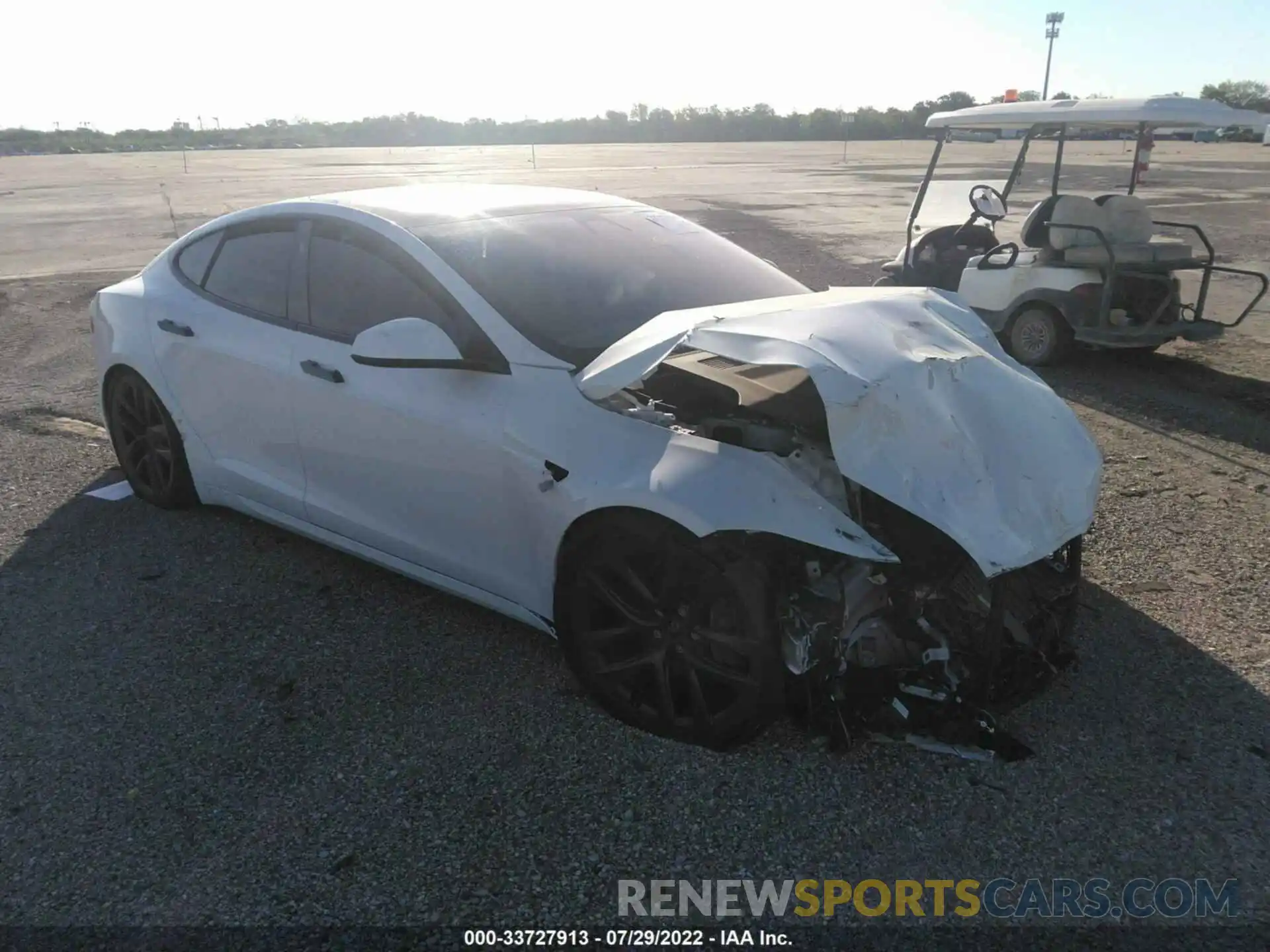 1 Photograph of a damaged car 5YJSA1E6XNF468108 TESLA MODEL S 2022