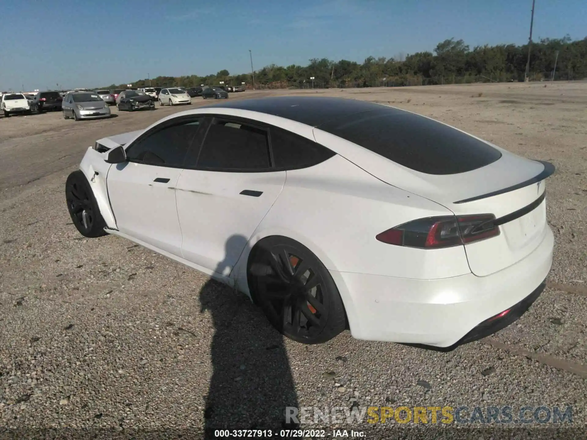 3 Photograph of a damaged car 5YJSA1E6XNF468108 TESLA MODEL S 2022