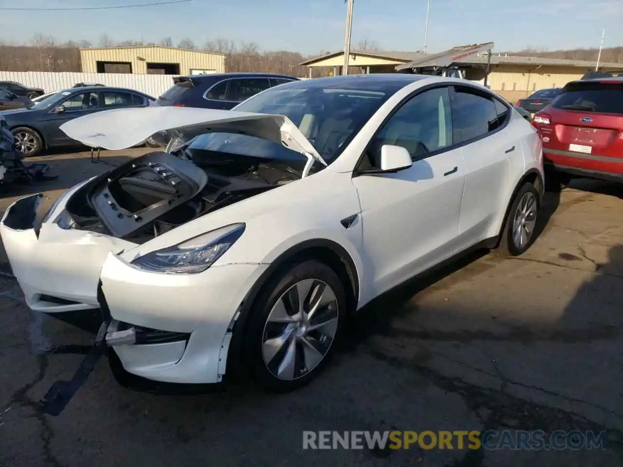 2 Photograph of a damaged car 7SAYGDEE4NF339222 TESLA MODEL S 2022