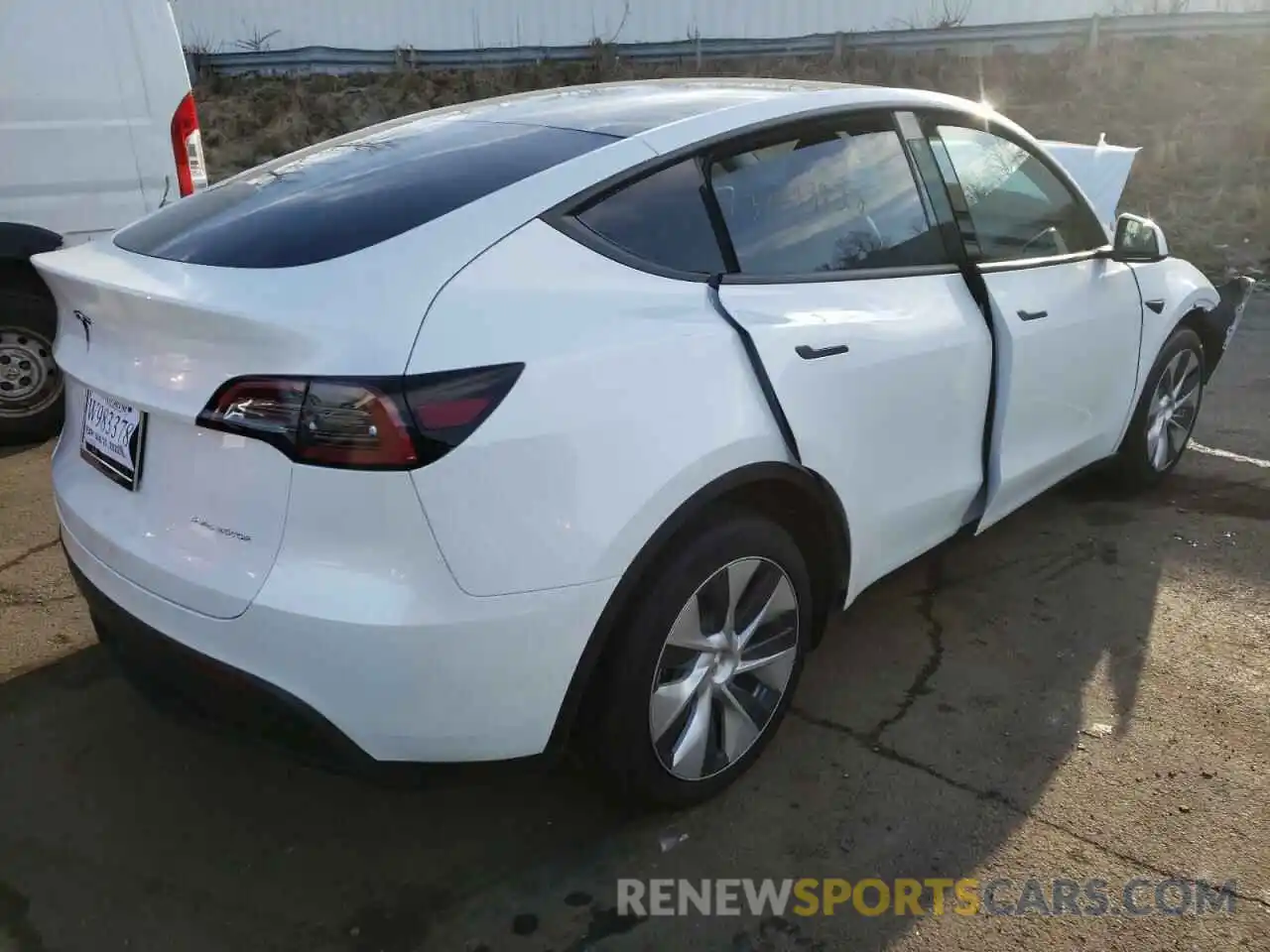 4 Фотография поврежденного автомобиля 7SAYGDEE4NF339222 TESLA MODEL S 2022