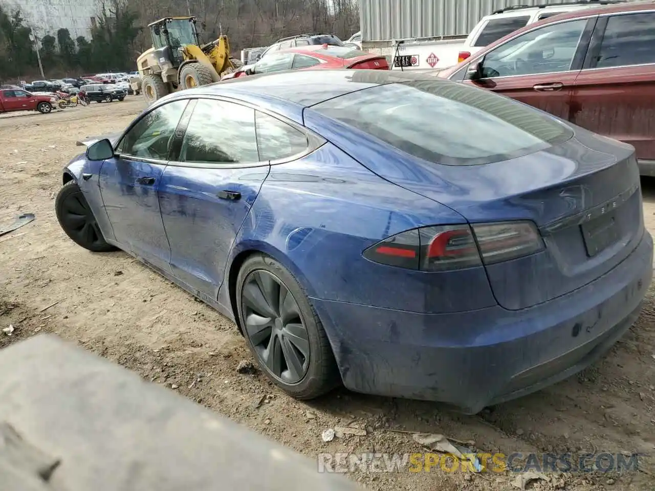 2 Фотография поврежденного автомобиля 5YJSA1E51PF521708 TESLA MODEL S 2023