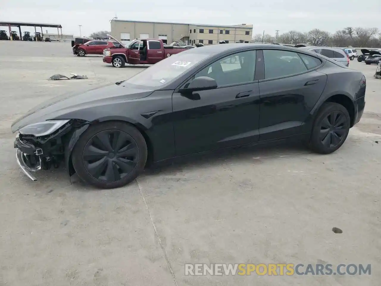 1 Photograph of a damaged car 5YJSA1E57PF527982 TESLA MODEL S 2023