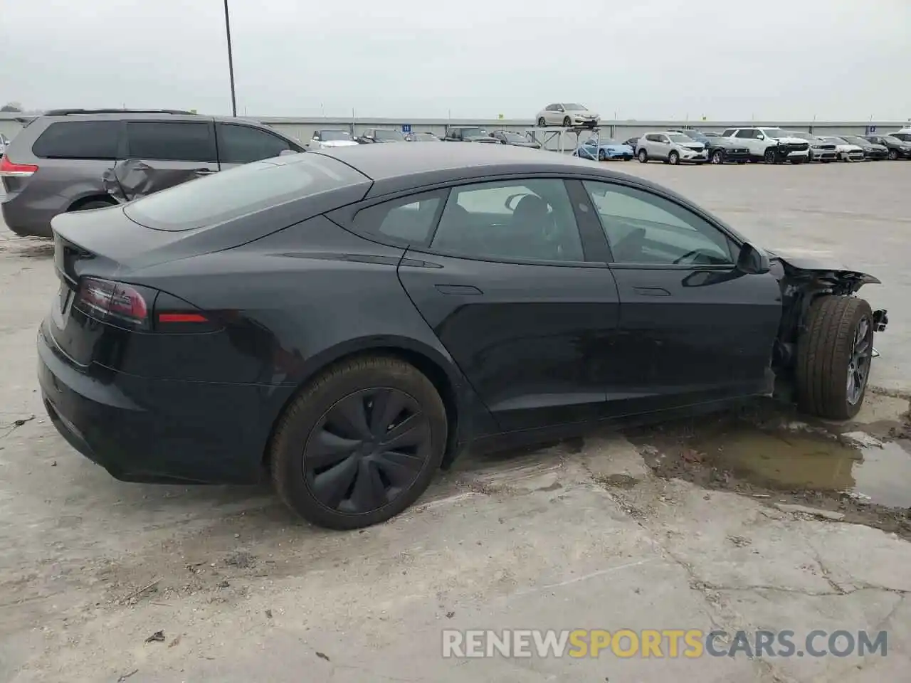 3 Фотография поврежденного автомобиля 5YJSA1E57PF527982 TESLA MODEL S 2023