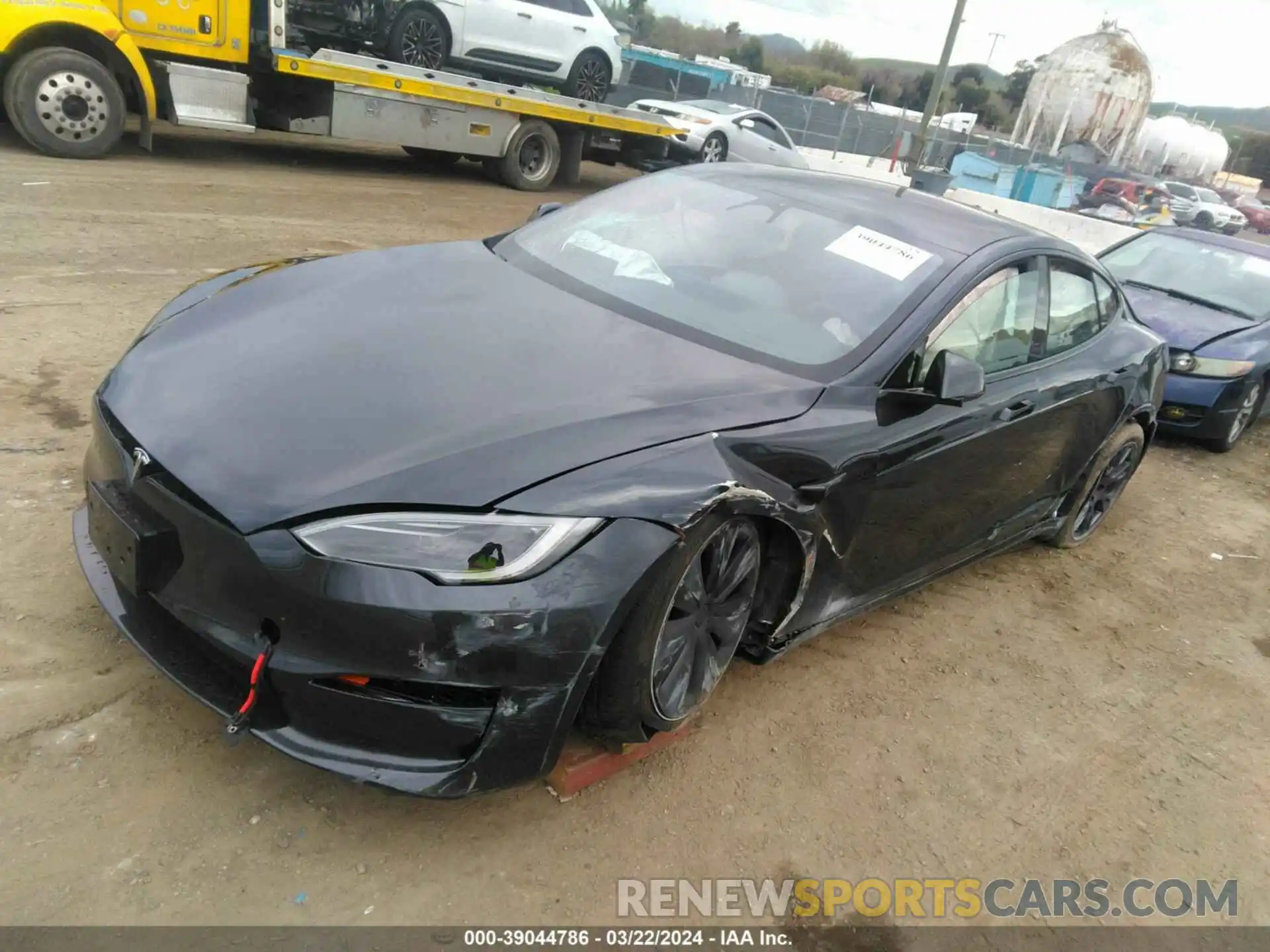 2 Photograph of a damaged car 5YJSA1E59RF532538 TESLA MODEL S 2024